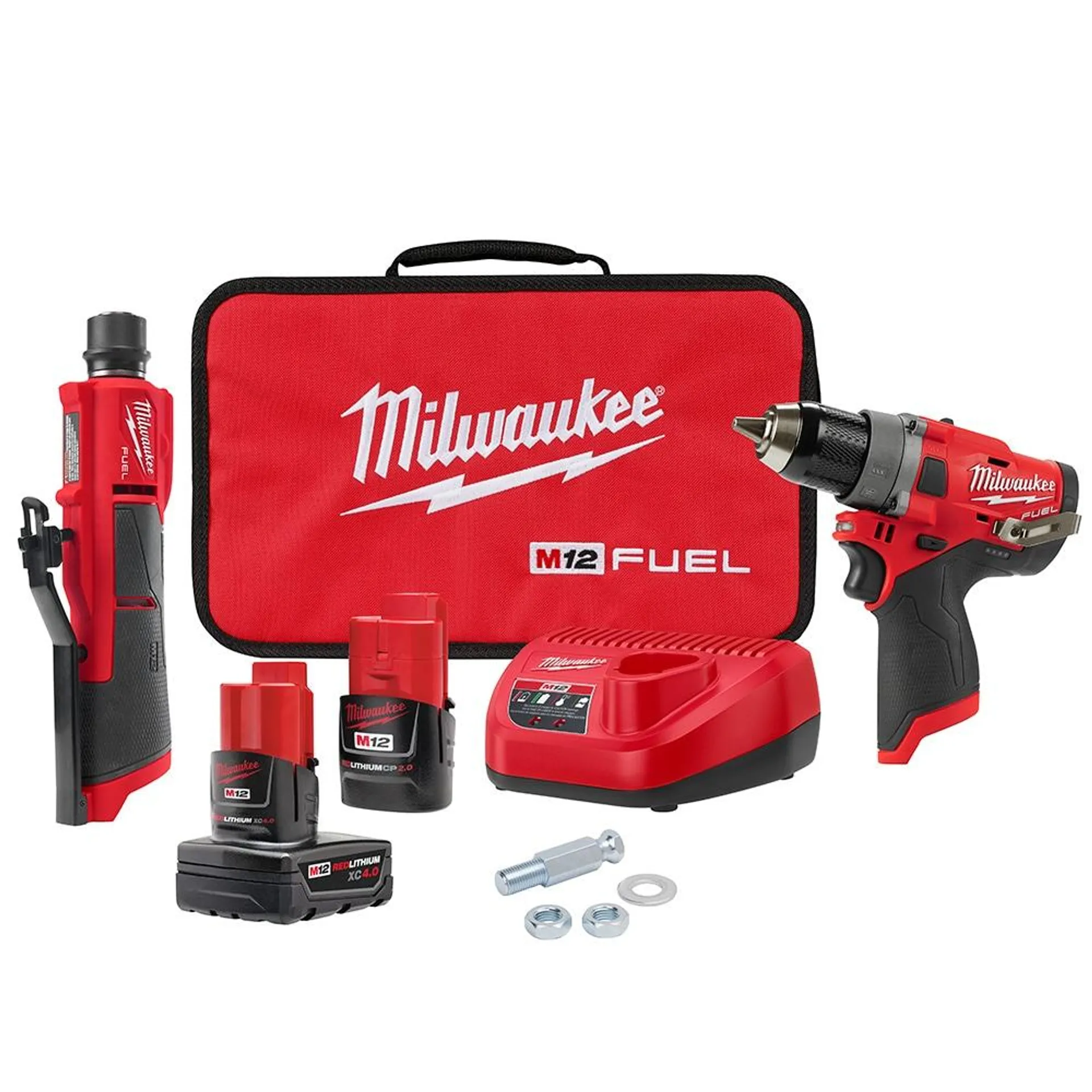 M12 FUEL 12V Li-Ion Brushless Cordless Commercial Tire Flat Repair Kit w/ 4.0 Ah and 2.0 Ah Battery