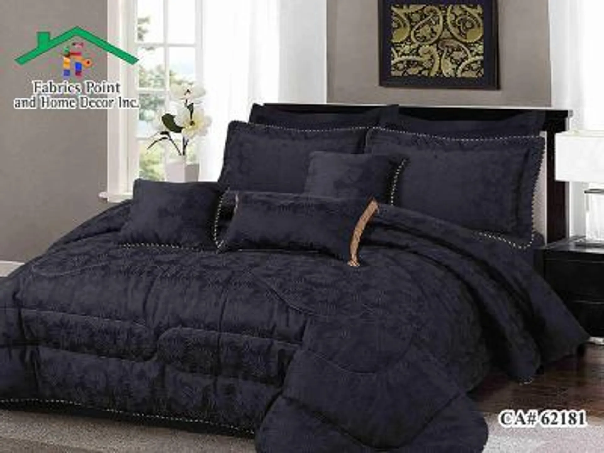 Fabrics Point Comforter 6 Pcs Queen - CM6QPCJQBL