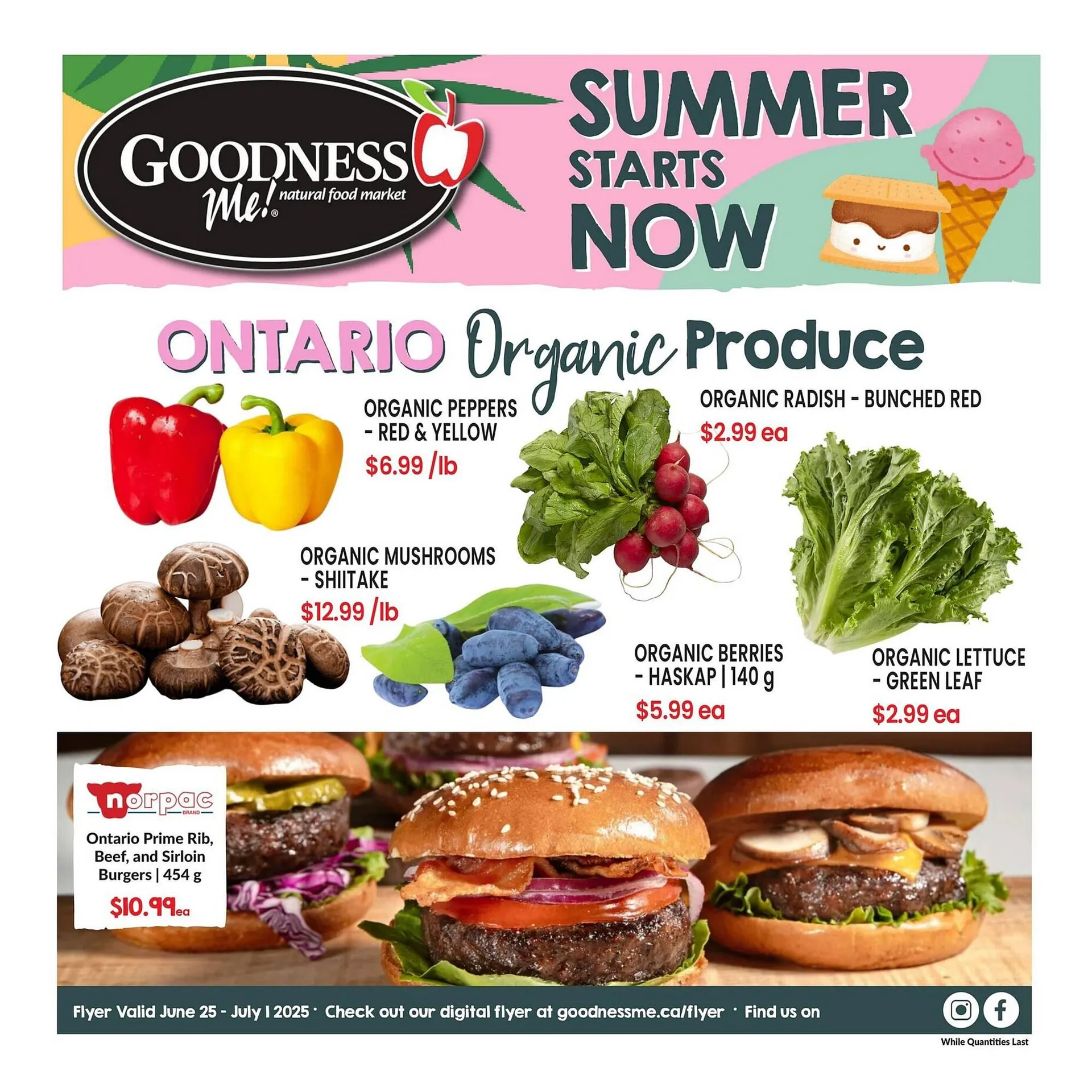Goodness Me flyer from June 25 to July 1 2025 - flyer page 1