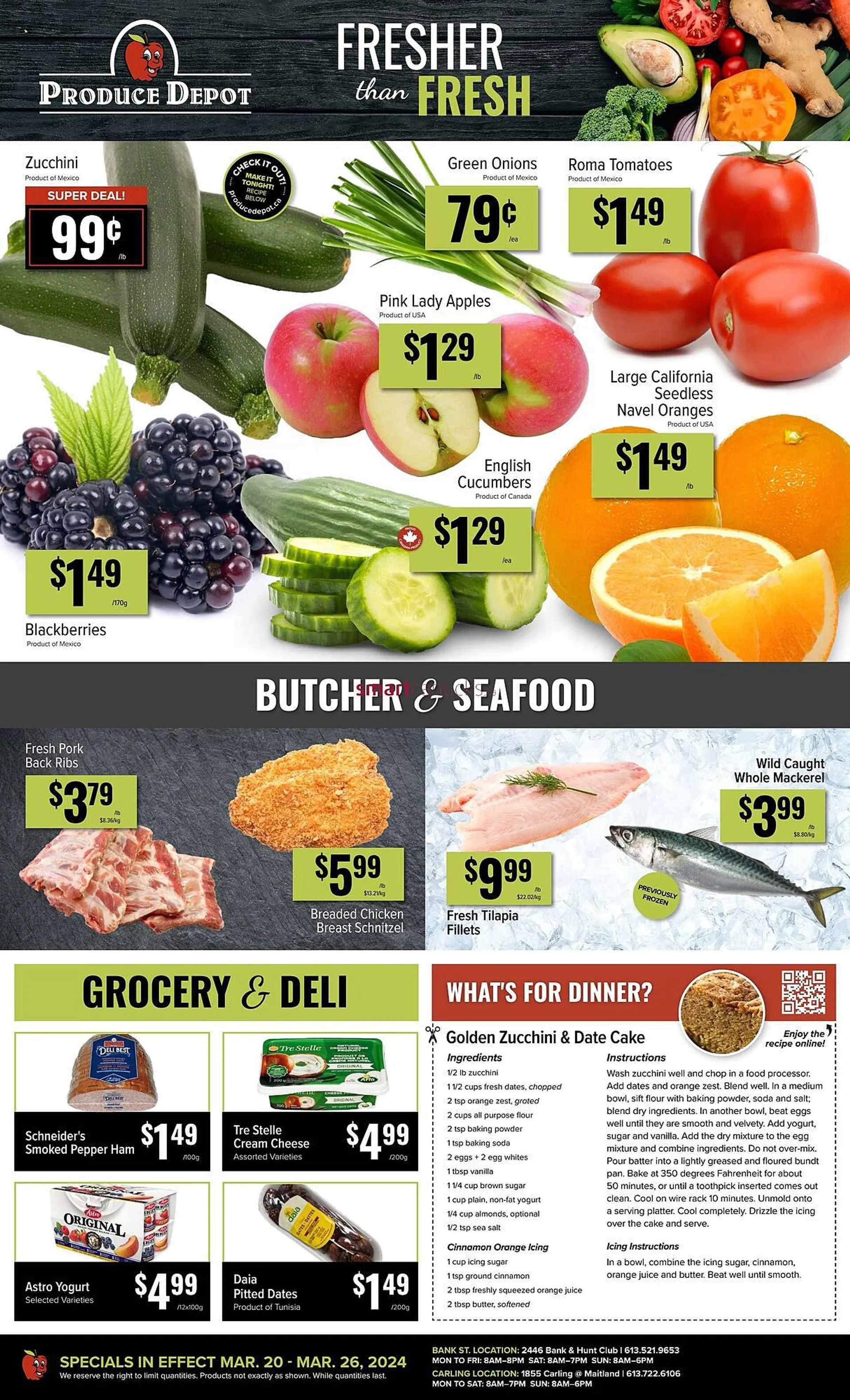Produce Depot flyer from March 20 to March 26 2024 - flyer page 1