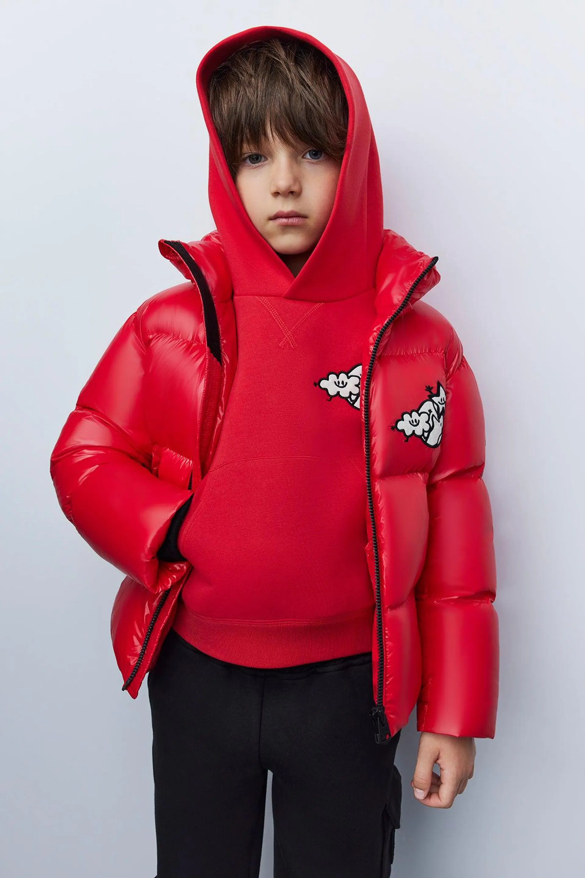DRU-ML Double-face jersey hoodie for kids (8-14 years)