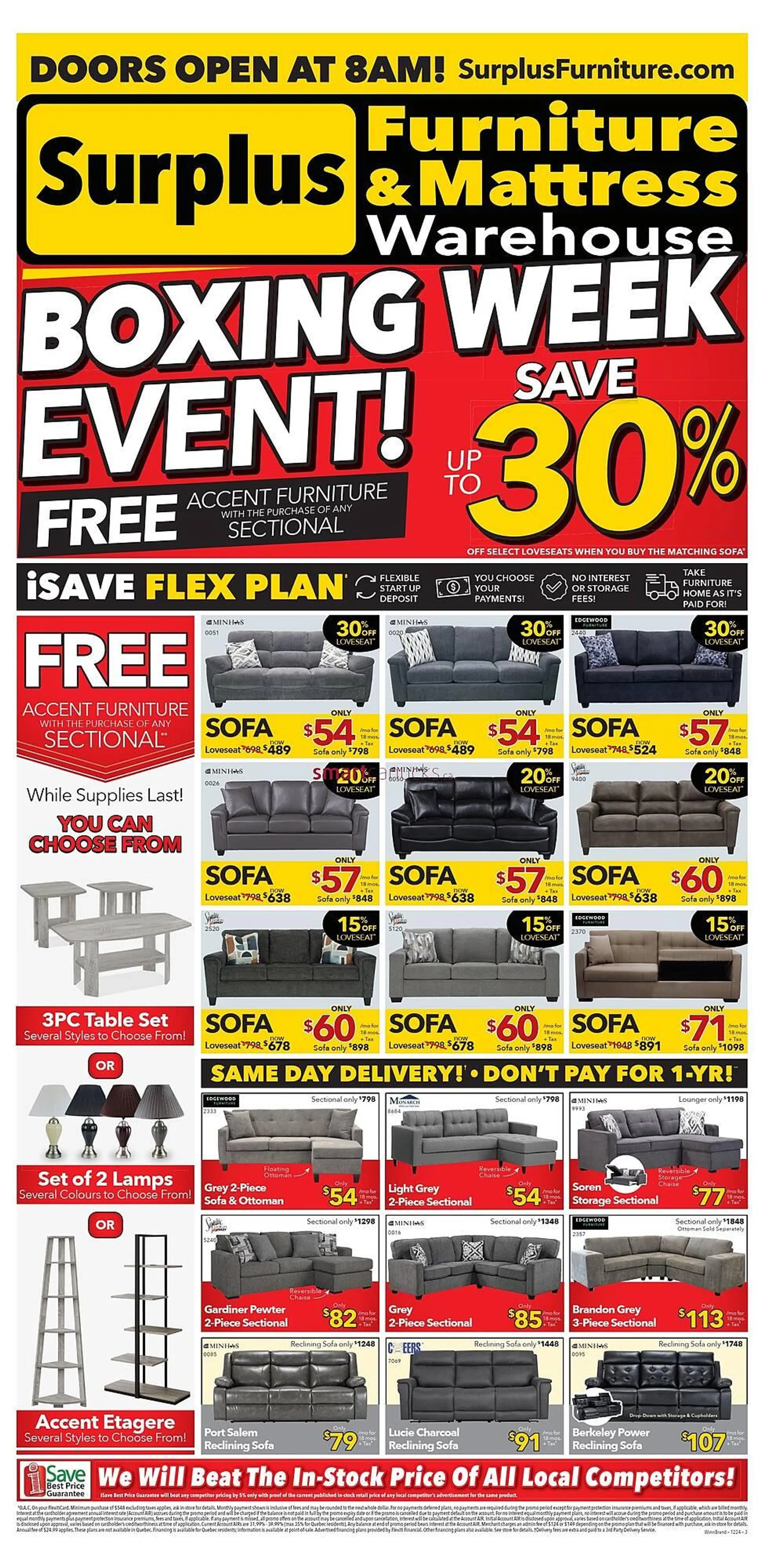 Surplus Furniture flyer - 1