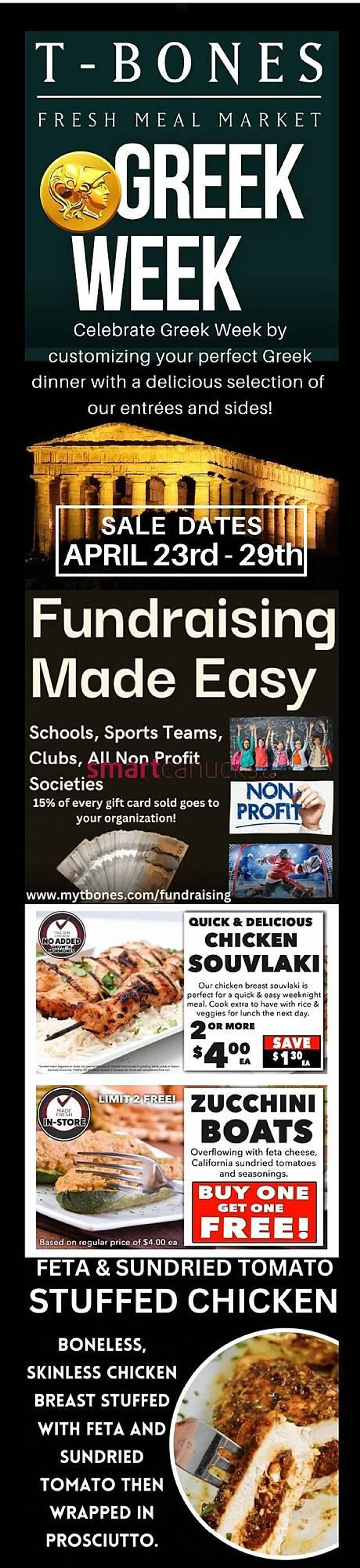 T-Bones flyer - 1