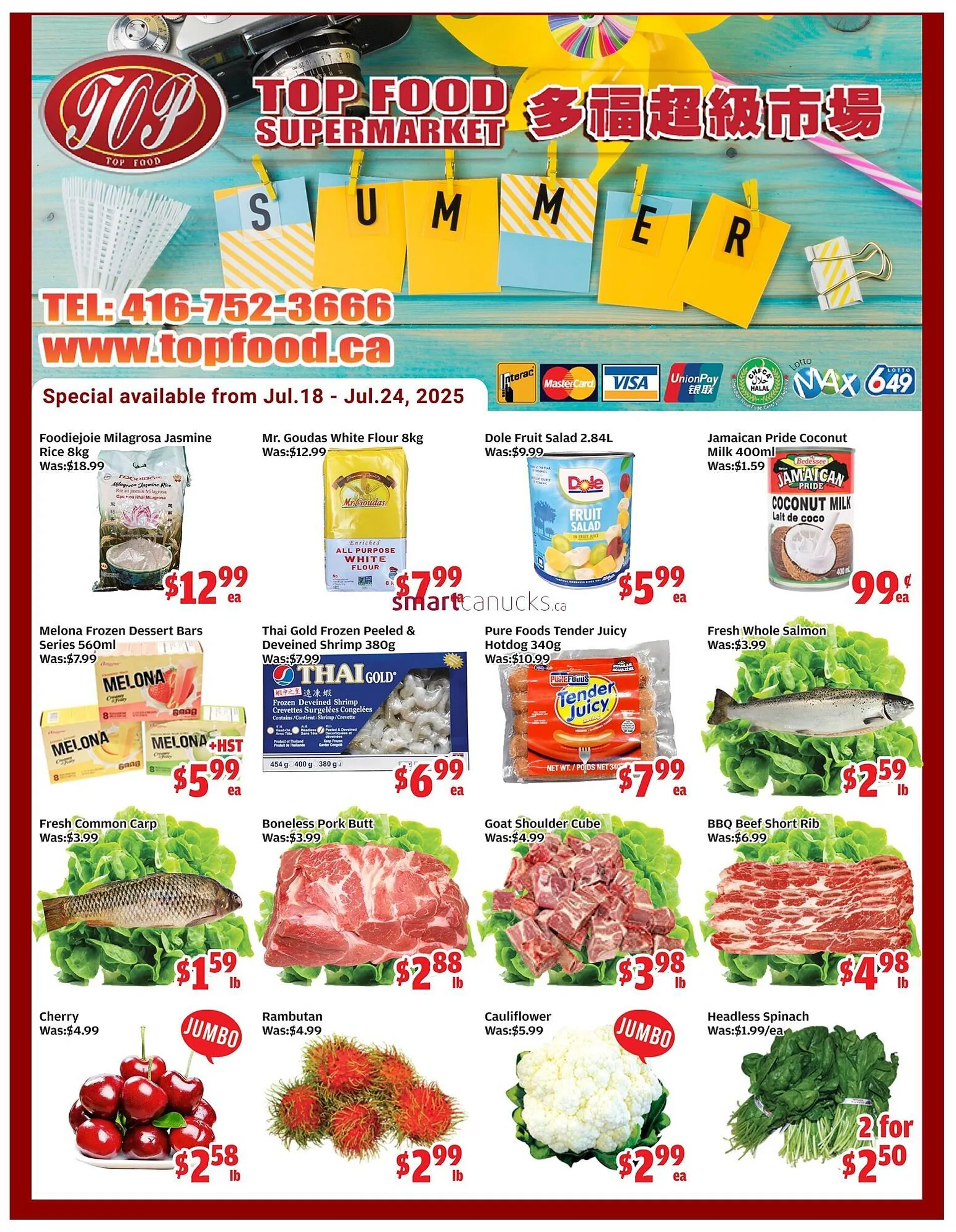 Top Food Supermarket flyer from July 18 to July 24 2025 - flyer page 1