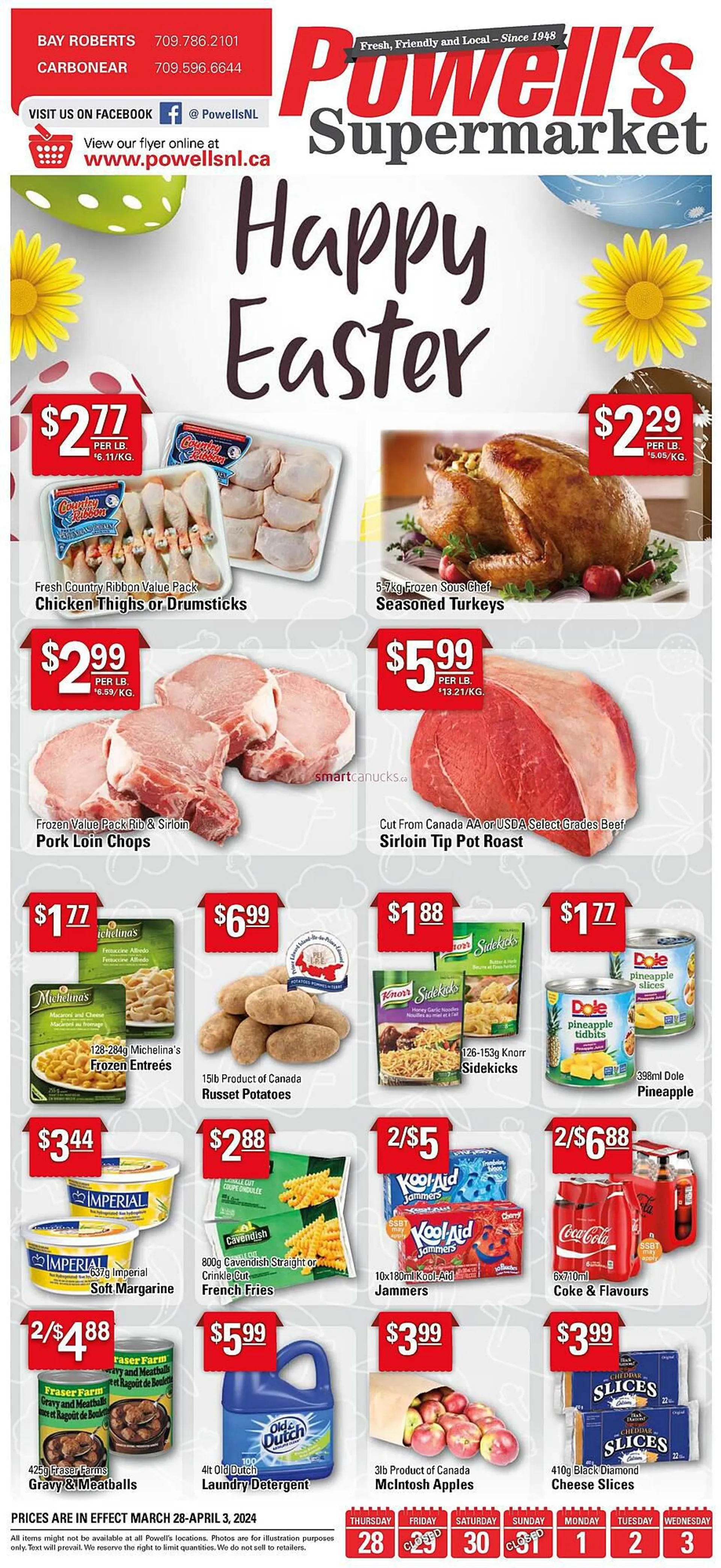 Powell's Supermarket flyer from March 28 to July 31 2024 - flyer page 