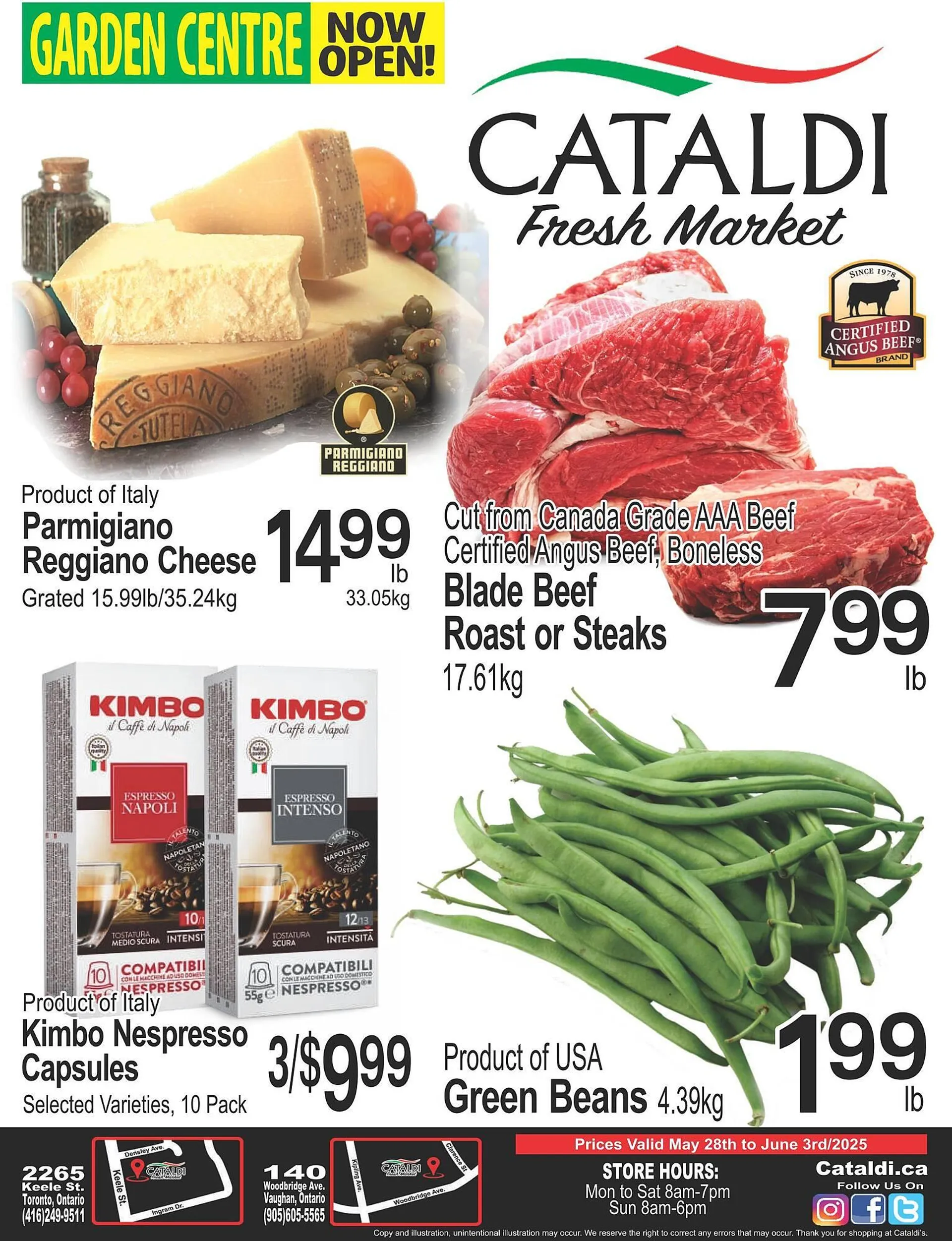 Cataldi Fresh Market flyer from May 28 to June 3 2025 - flyer page 1