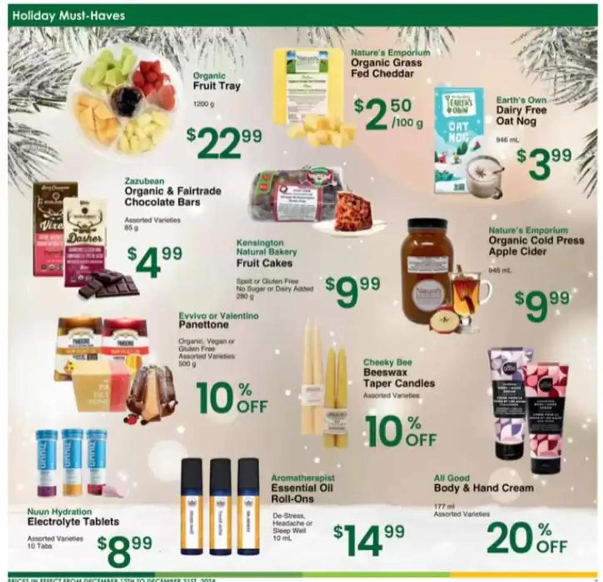 Current deals and offers from December 12 to December 31 2024 - flyer page 2