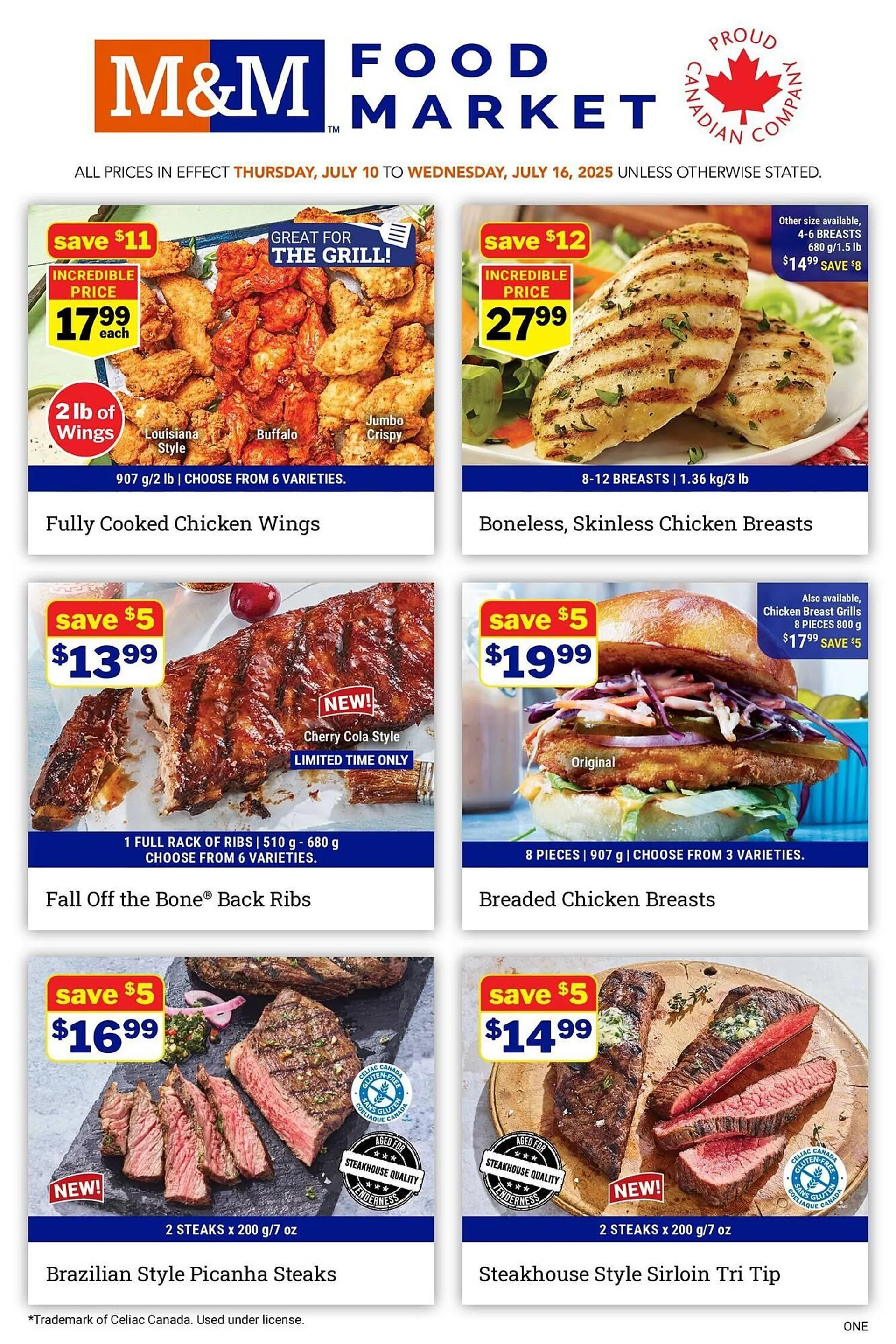 M & M Food Market flyer from July 11 to July 18 2025 - flyer page 1