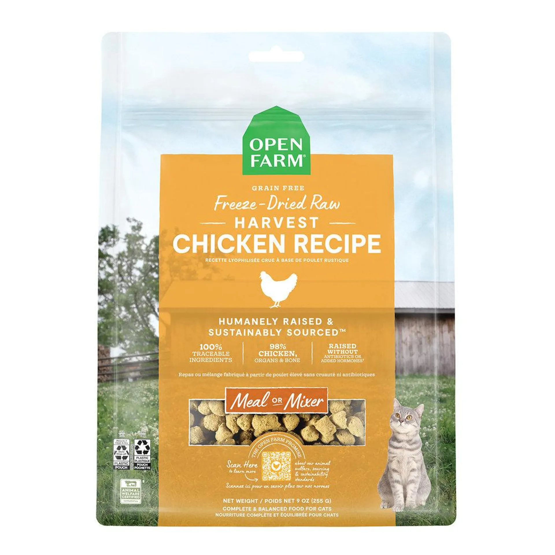 Open Farm, Freeze Dried Raw Morsels - Harvest Chicken