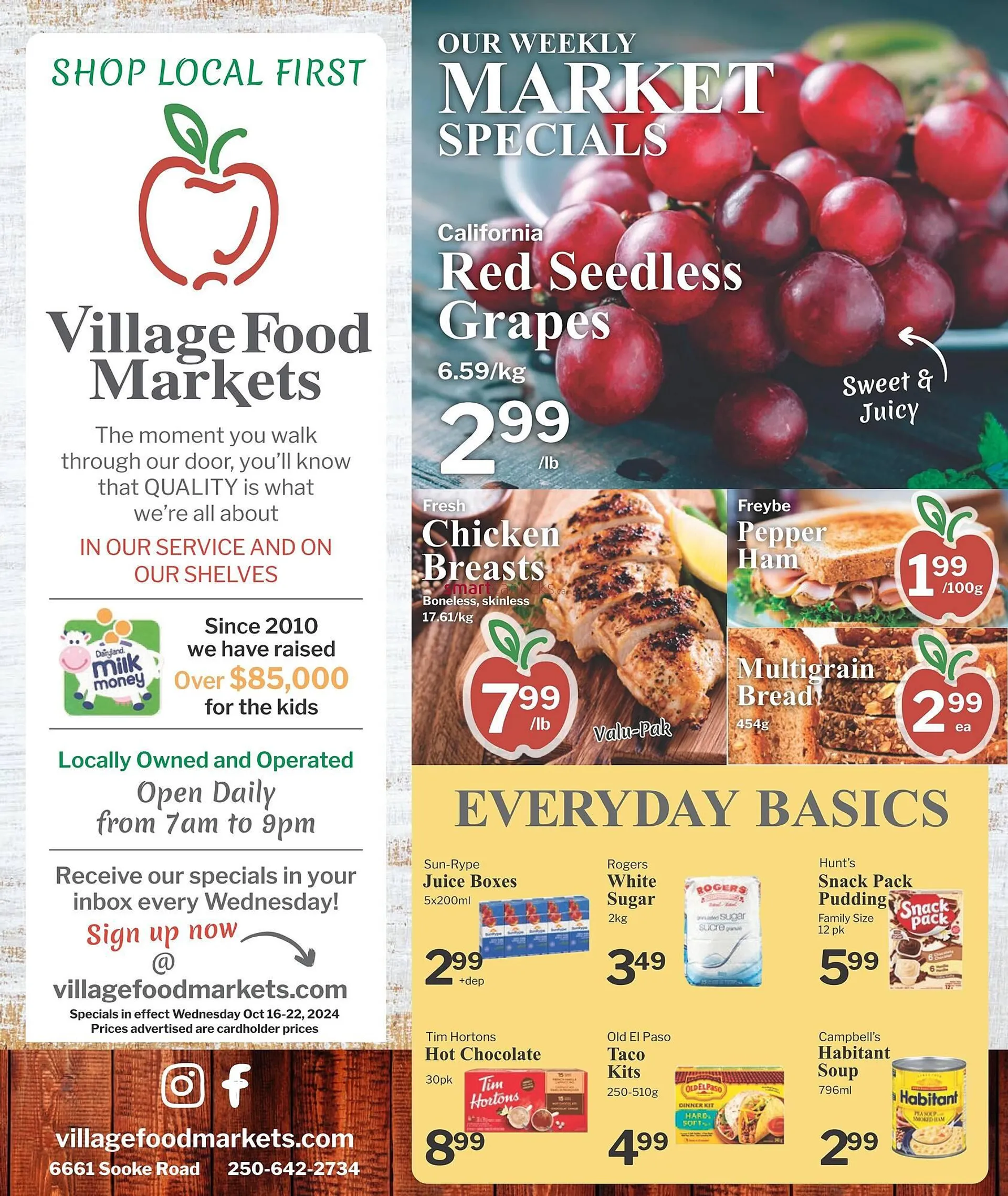 Village Food Markets flyer - 1