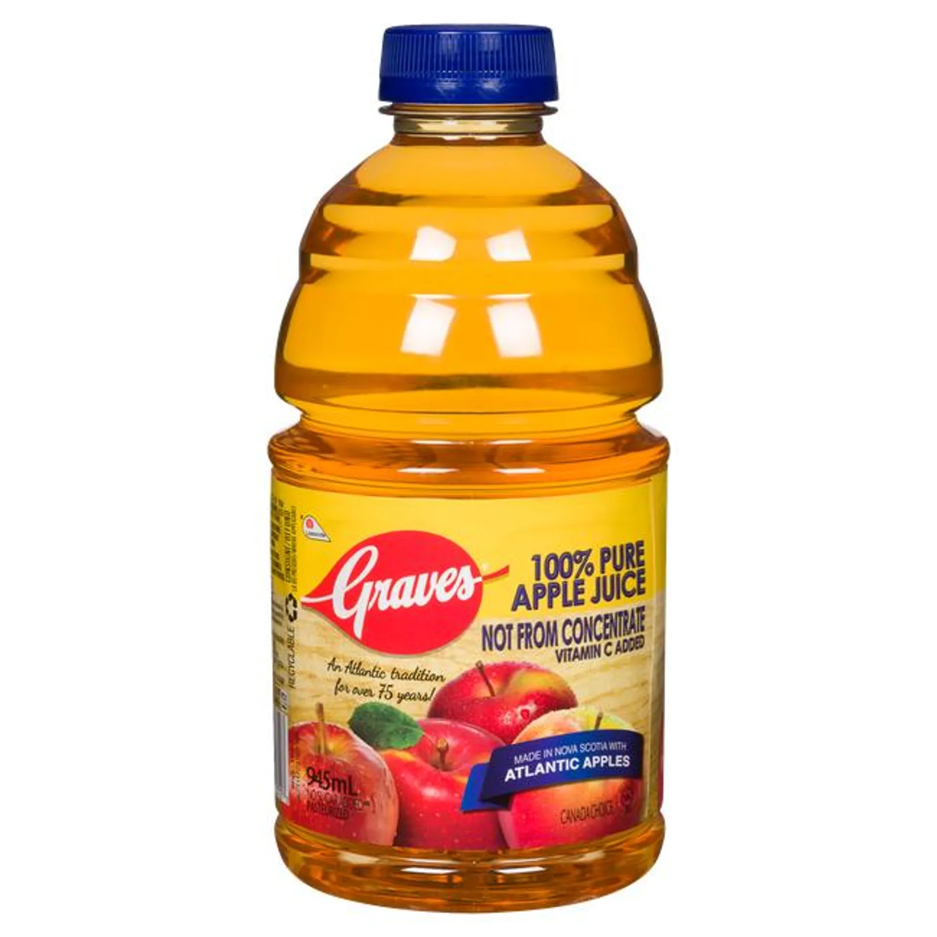 Graves 100% Pure Apple Juice 945 Ml