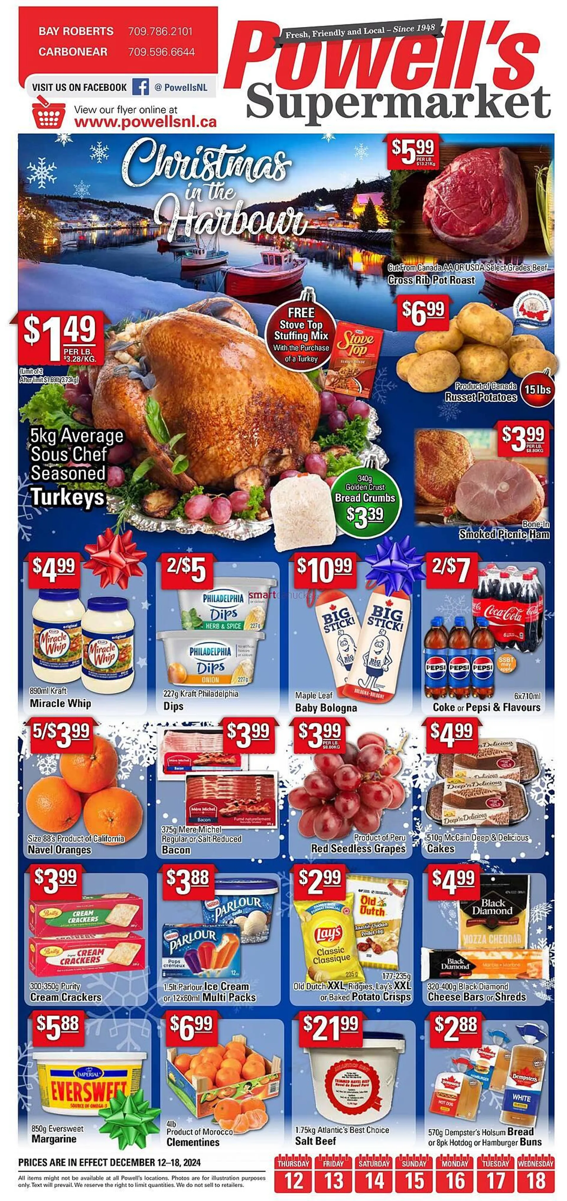 Powells Supermarket flyer - 1