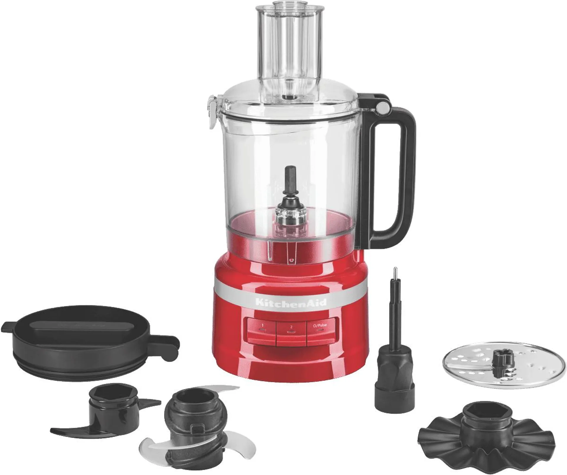 KitchenAid 9 Cup 1L Food Processor Empire Red