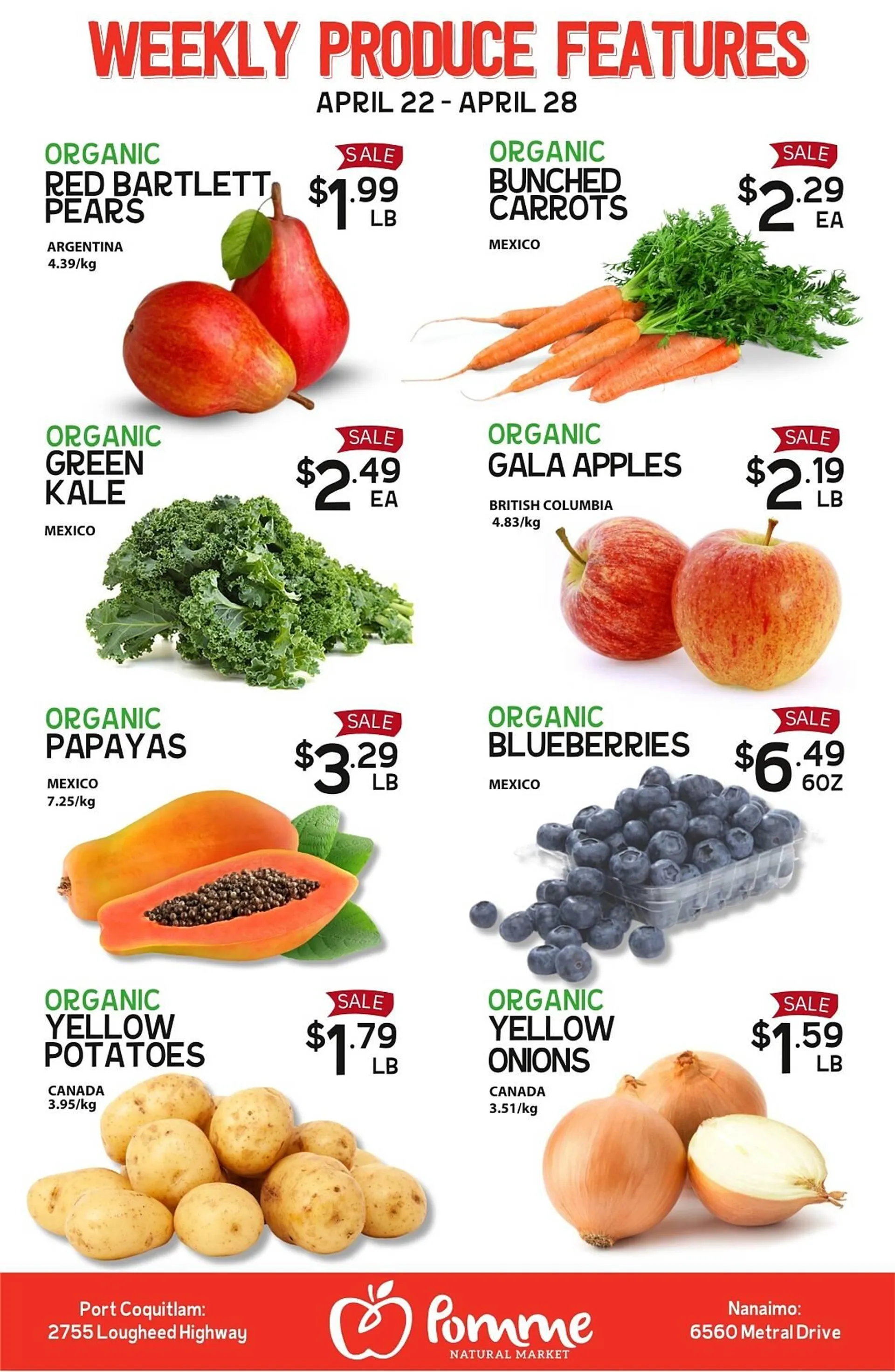 Pomme Natural Market flyer - 1