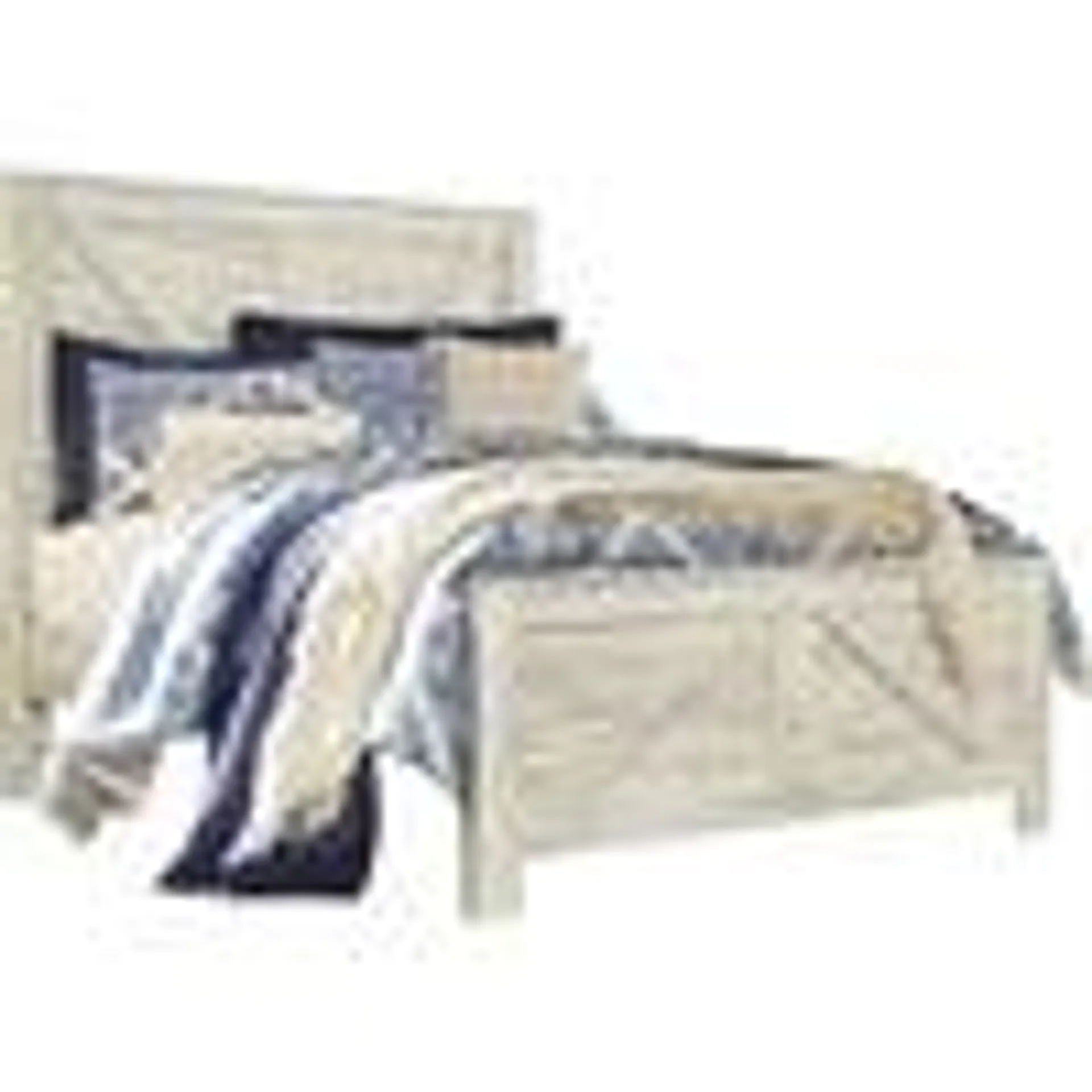 Bellaby 3 Piece Queen Panel Bed - White Wash