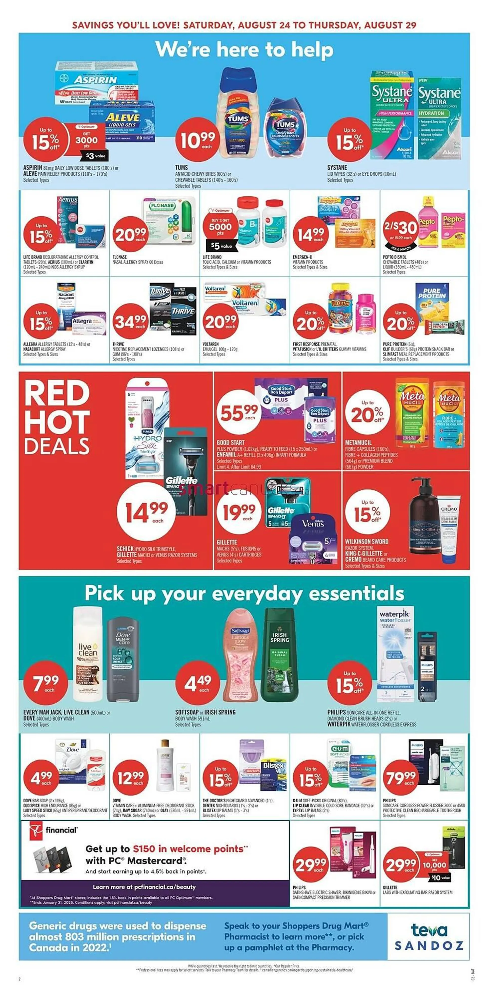 Shoppers Drug Mart flyer from August 22 to August 28 2024 - flyer page 7