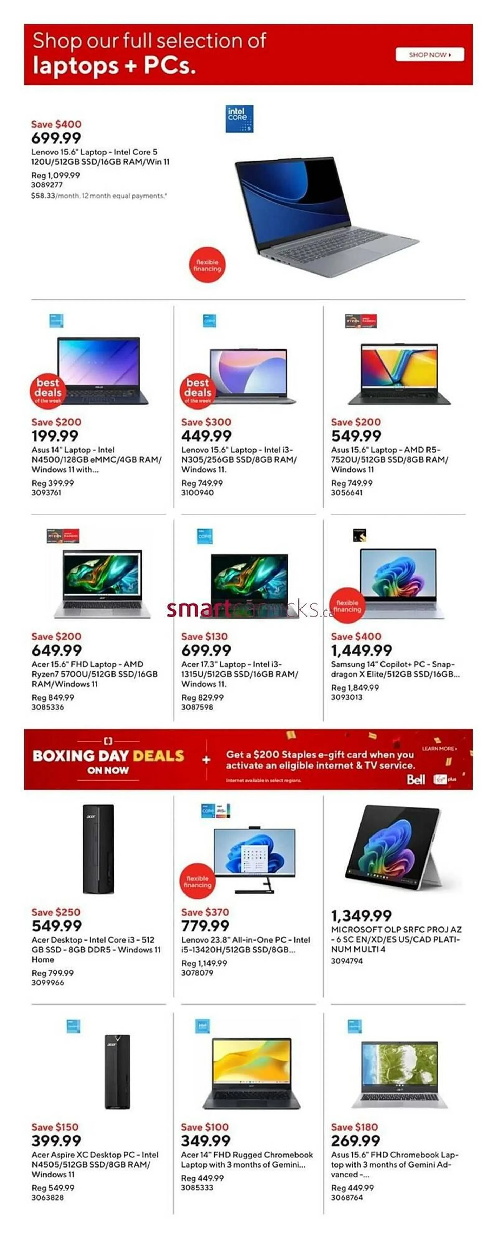 Staples flyer from January 2 to January 8 2025 - flyer page 10