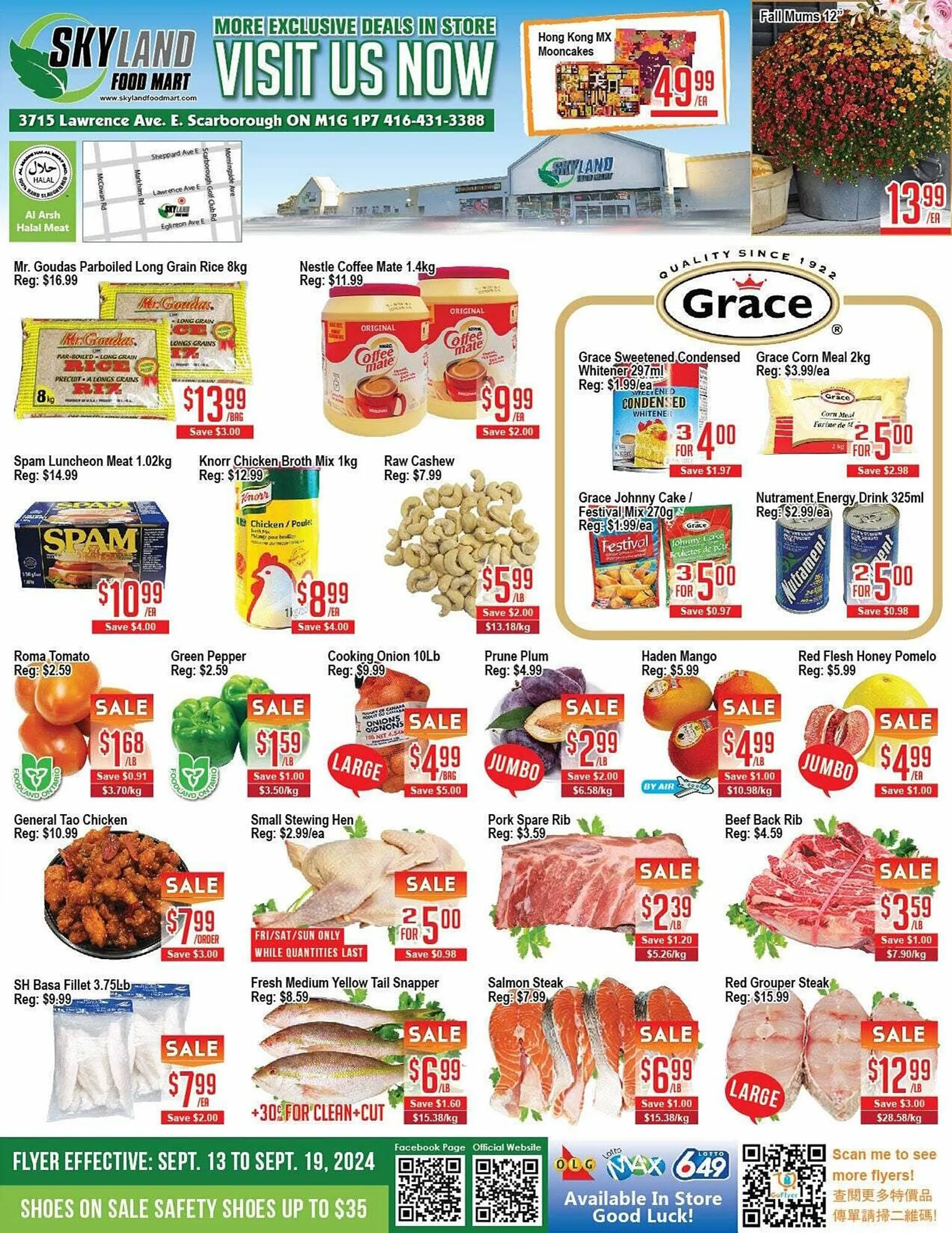 Skyland Foodmart flyer - 1