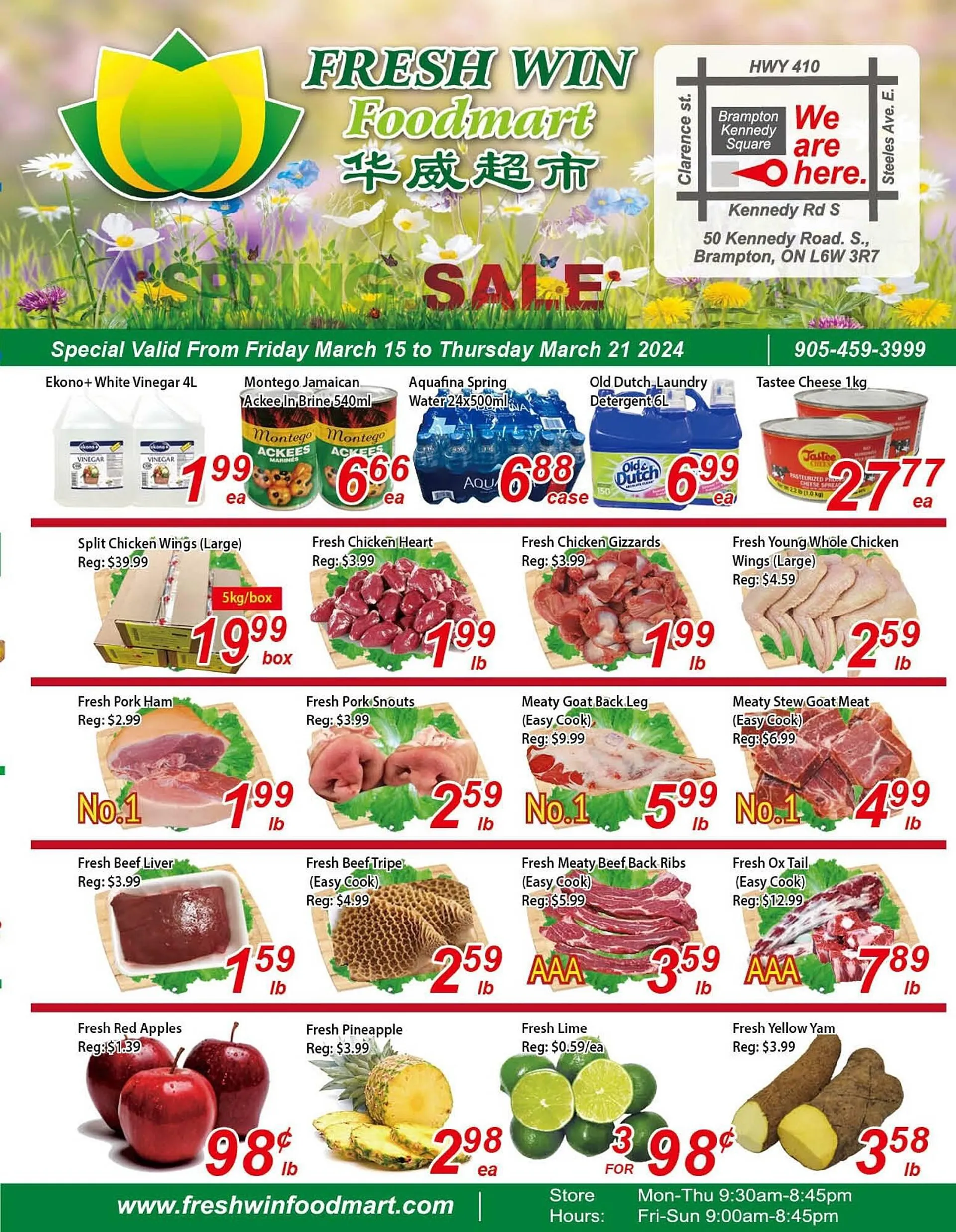 Fresh Win Foodmart flyer from March 15 to March 21 2024 - flyer page 