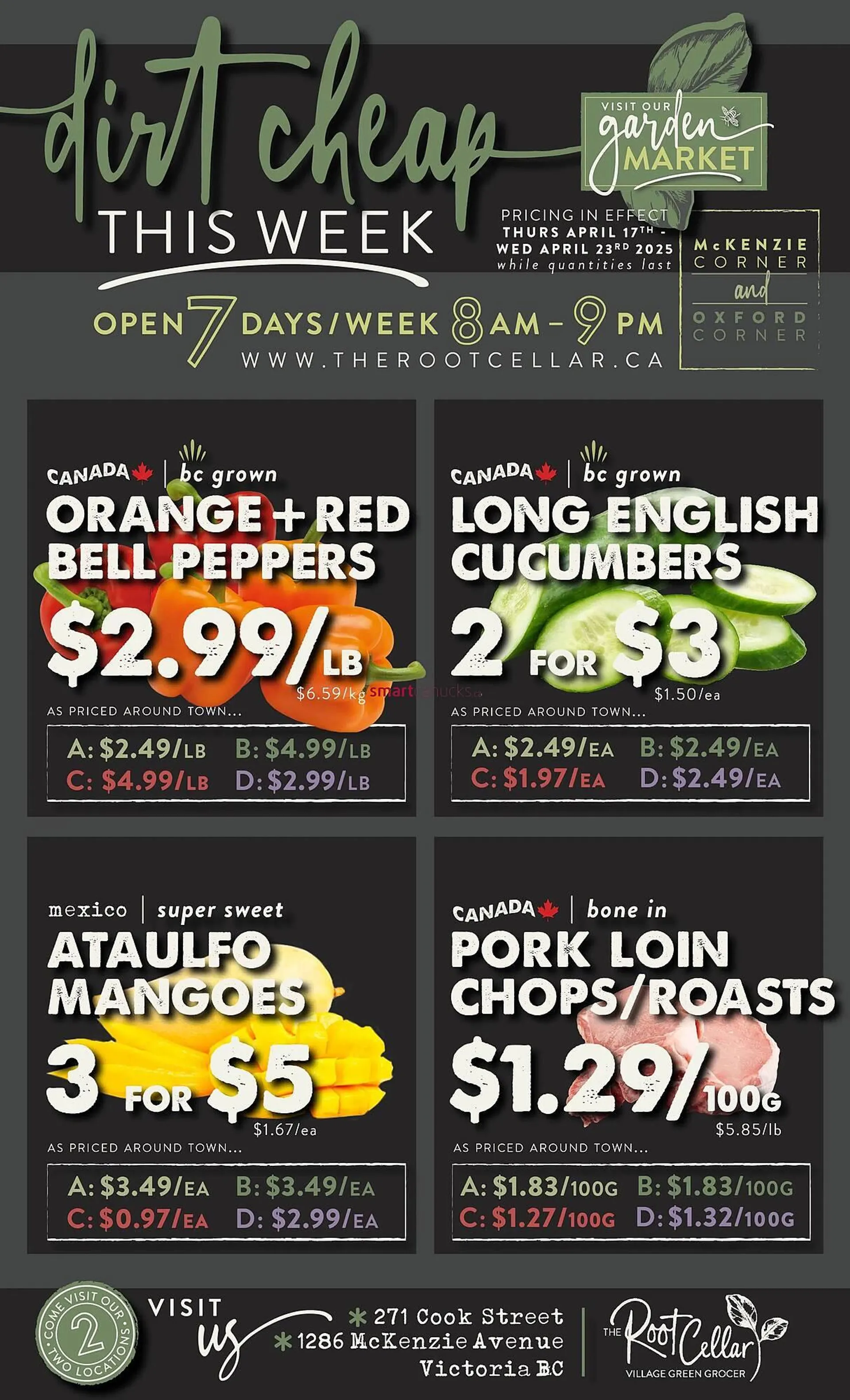 The Root Cellar flyer - 1
