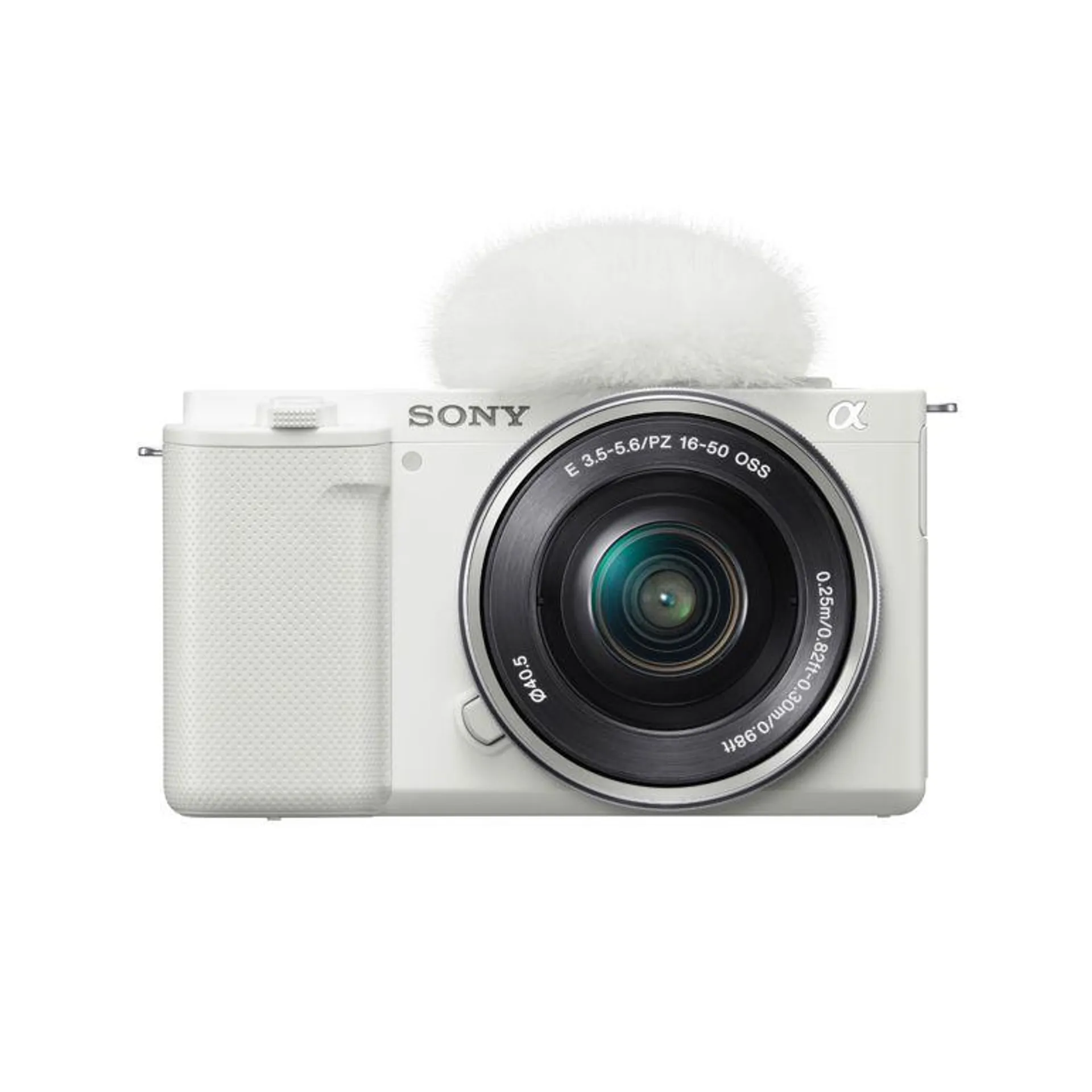 Sony Alpha ZV-E10 White with 16-50mm PZ Lens