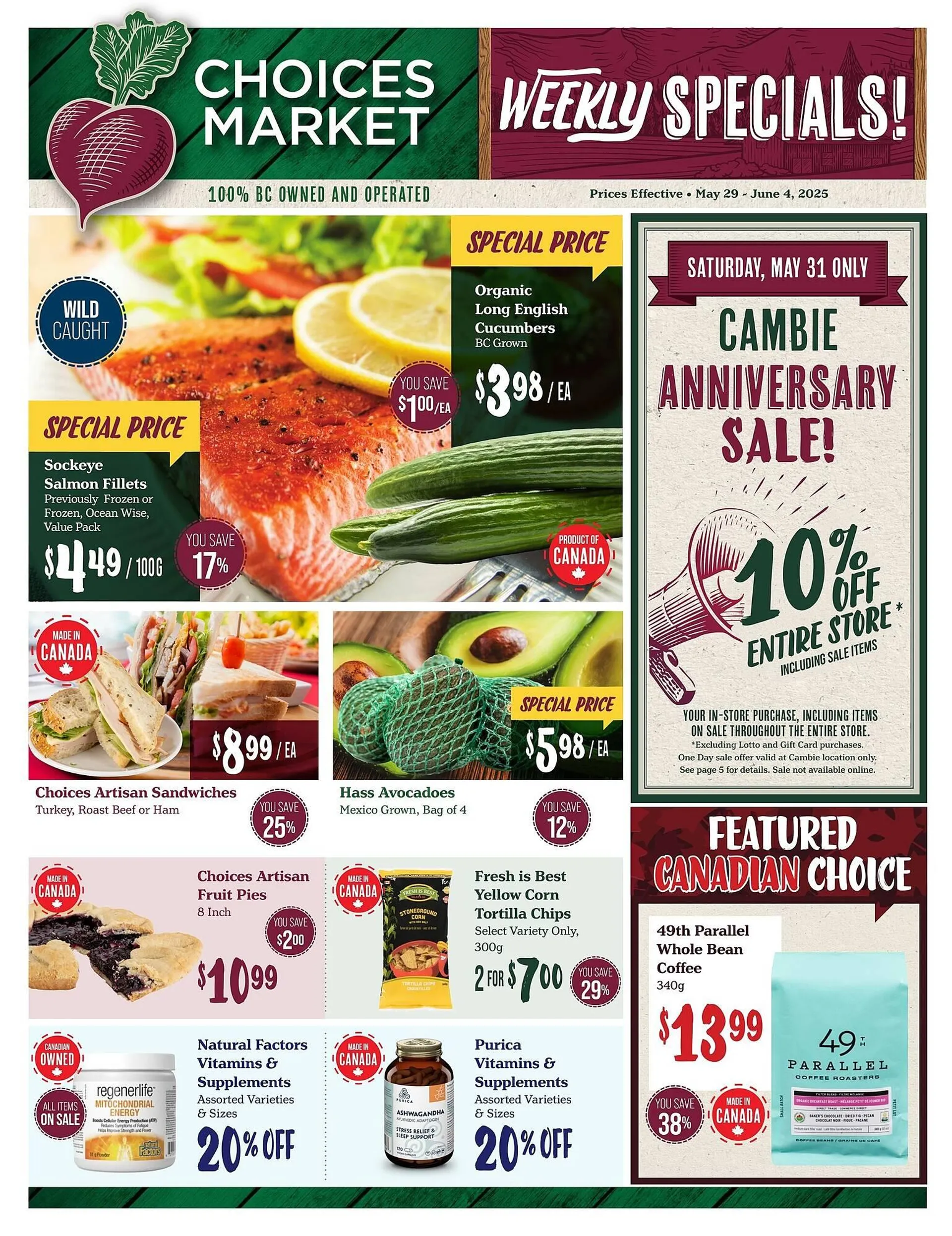 Choices Market flyer from May 29 to June 4 2025 - flyer page 1