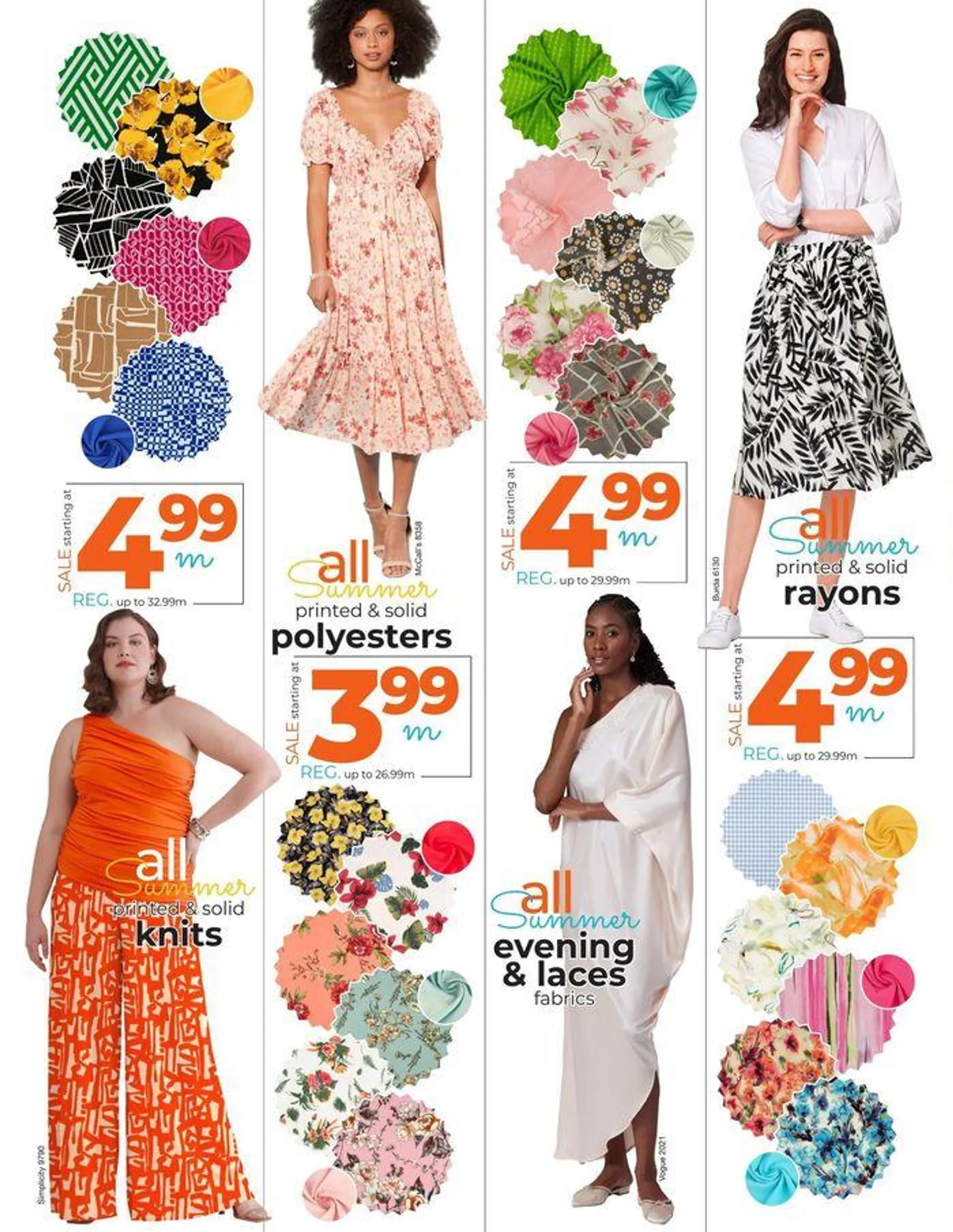 Summer Fashion Fabrics from May 23 to June 16 2024 - flyer page 3