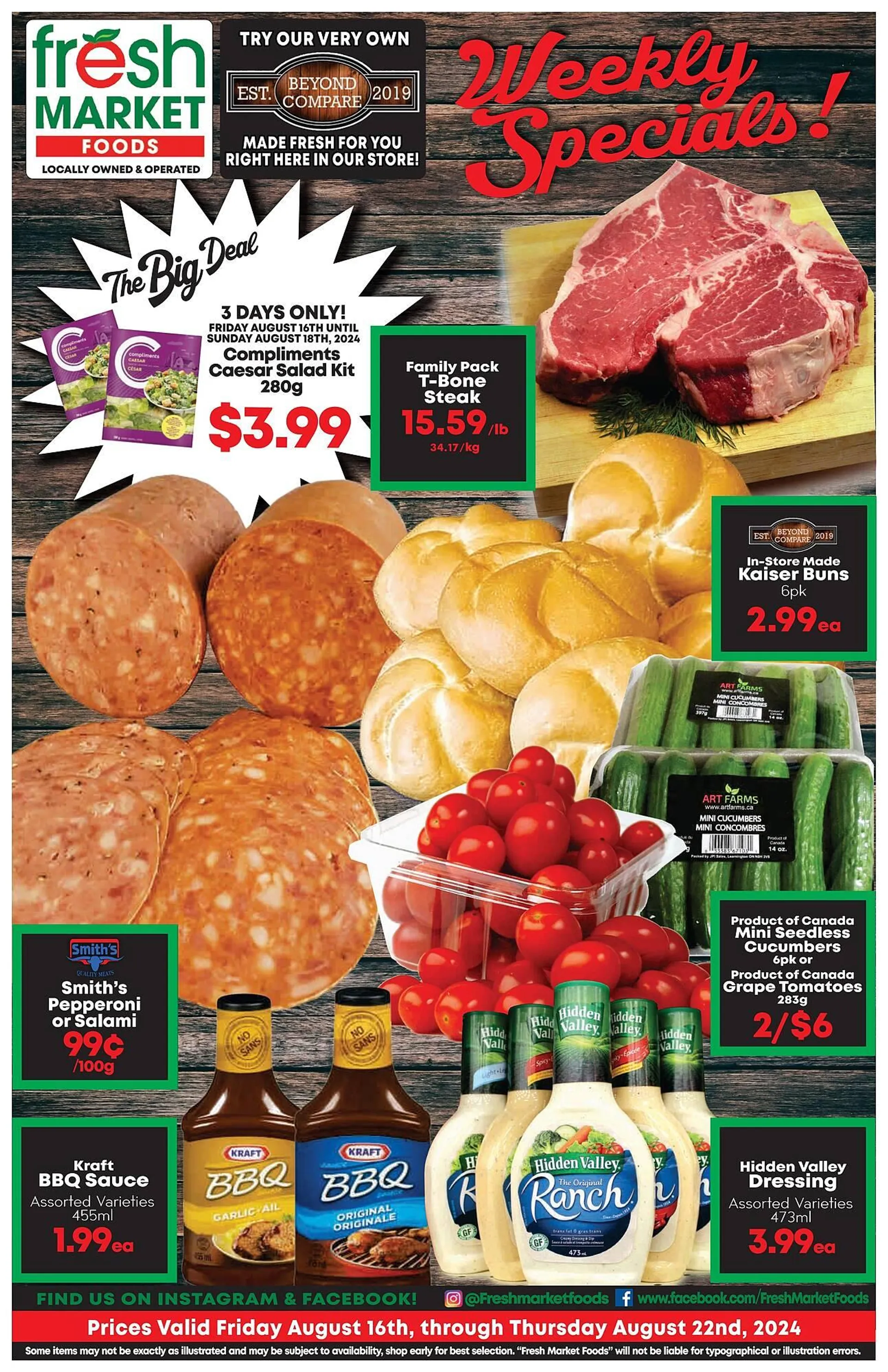 Fresh Market Foods flyer - 1