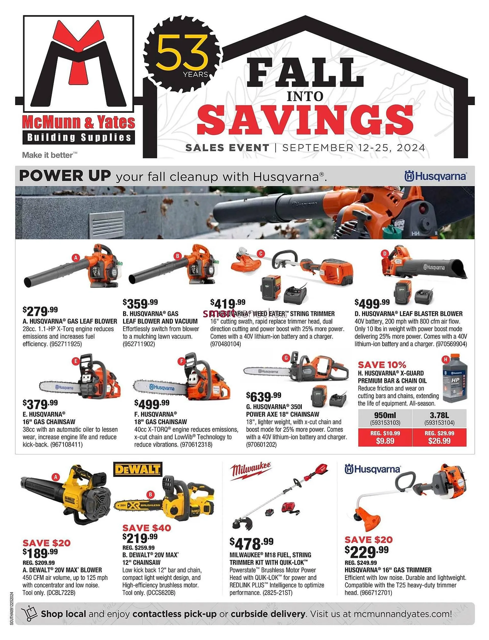 McMunn & Yates Building Supplies flyer - 1