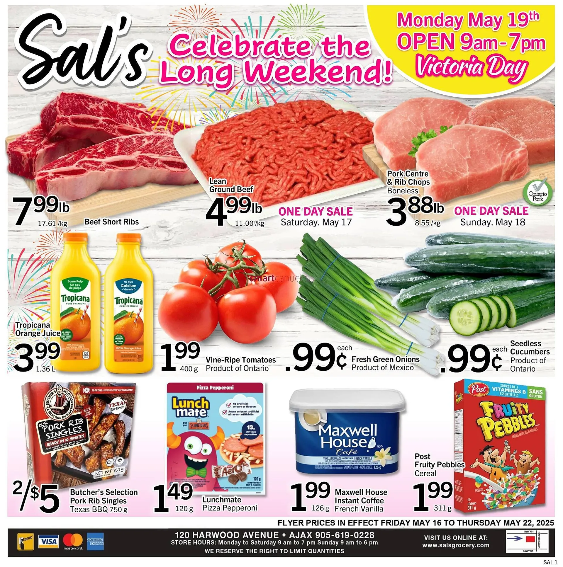 Sals Grocery flyer - 1