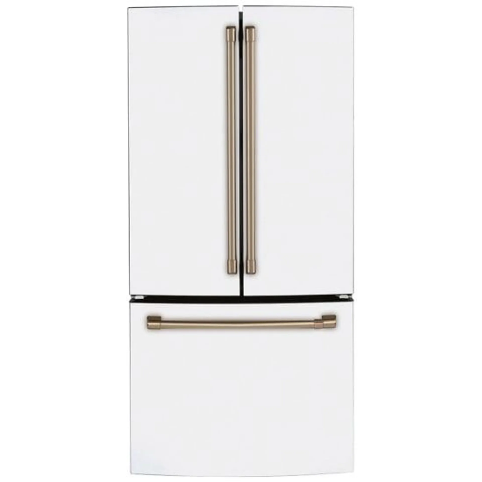 Cafe CWE19SP4NW2 French Door Refrigerator, 33 inch Width, ENERGY STAR Certified, Counter Depth, 18.6 cu. ft. Capacity, Matte White colour