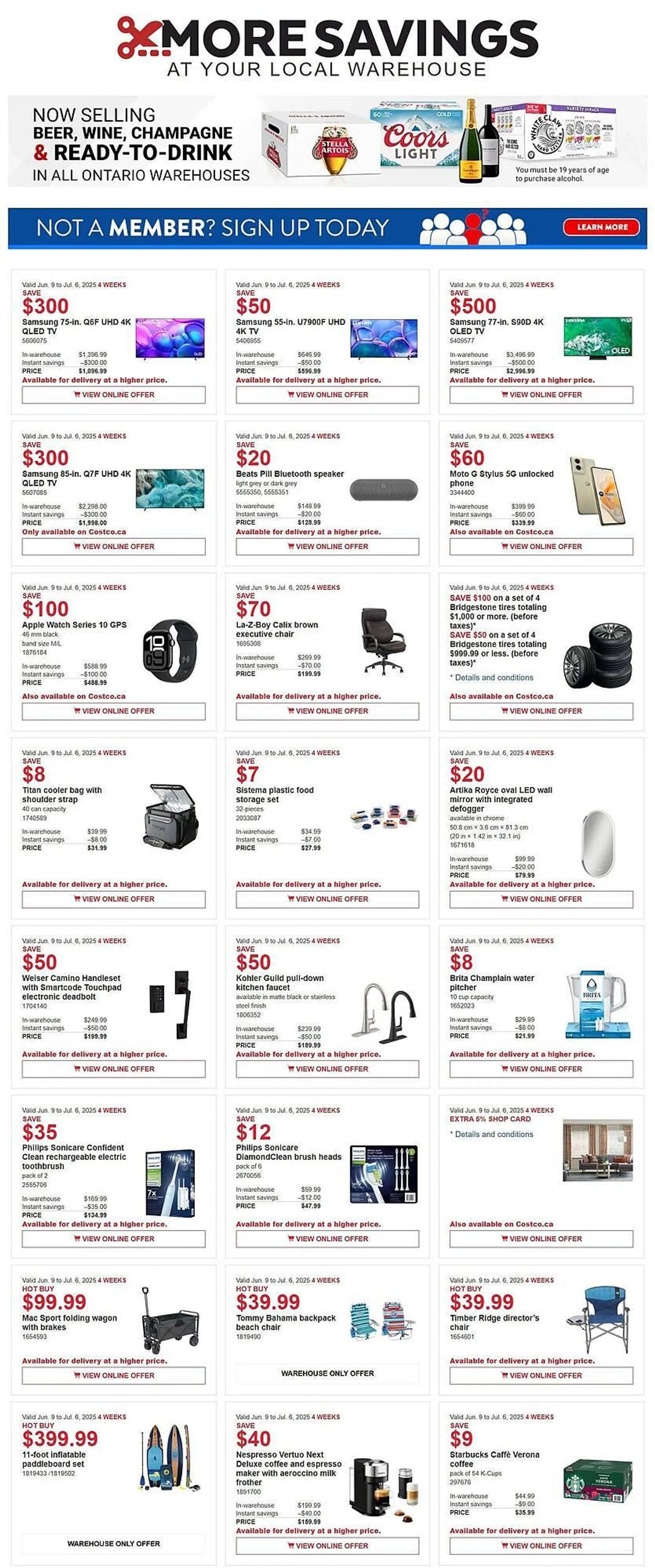 Costco flyer from June 23 to July 7 2025 - flyer page 1
