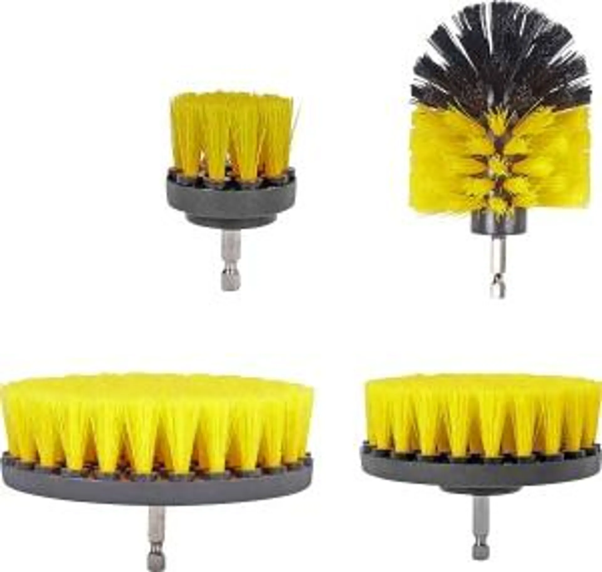 4 pc Power Drill Brush Set