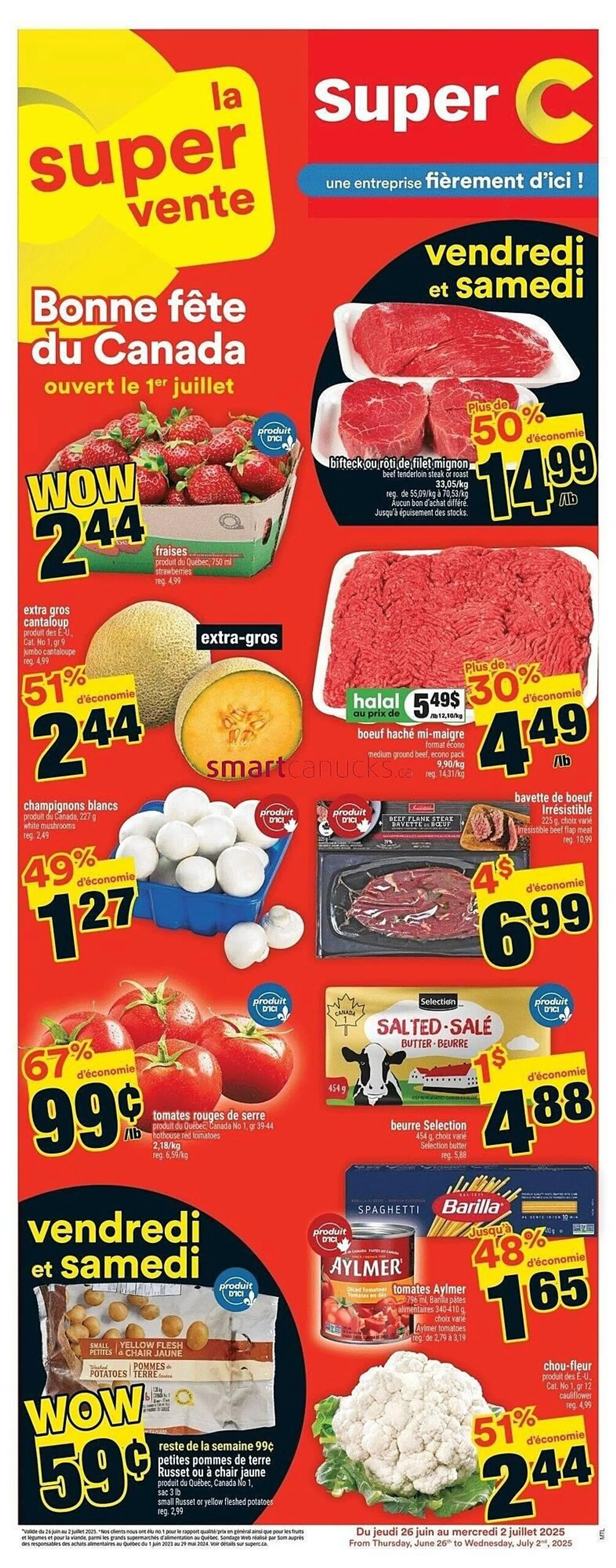 Super C flyer from June 26 to July 2 2025 - flyer page 1