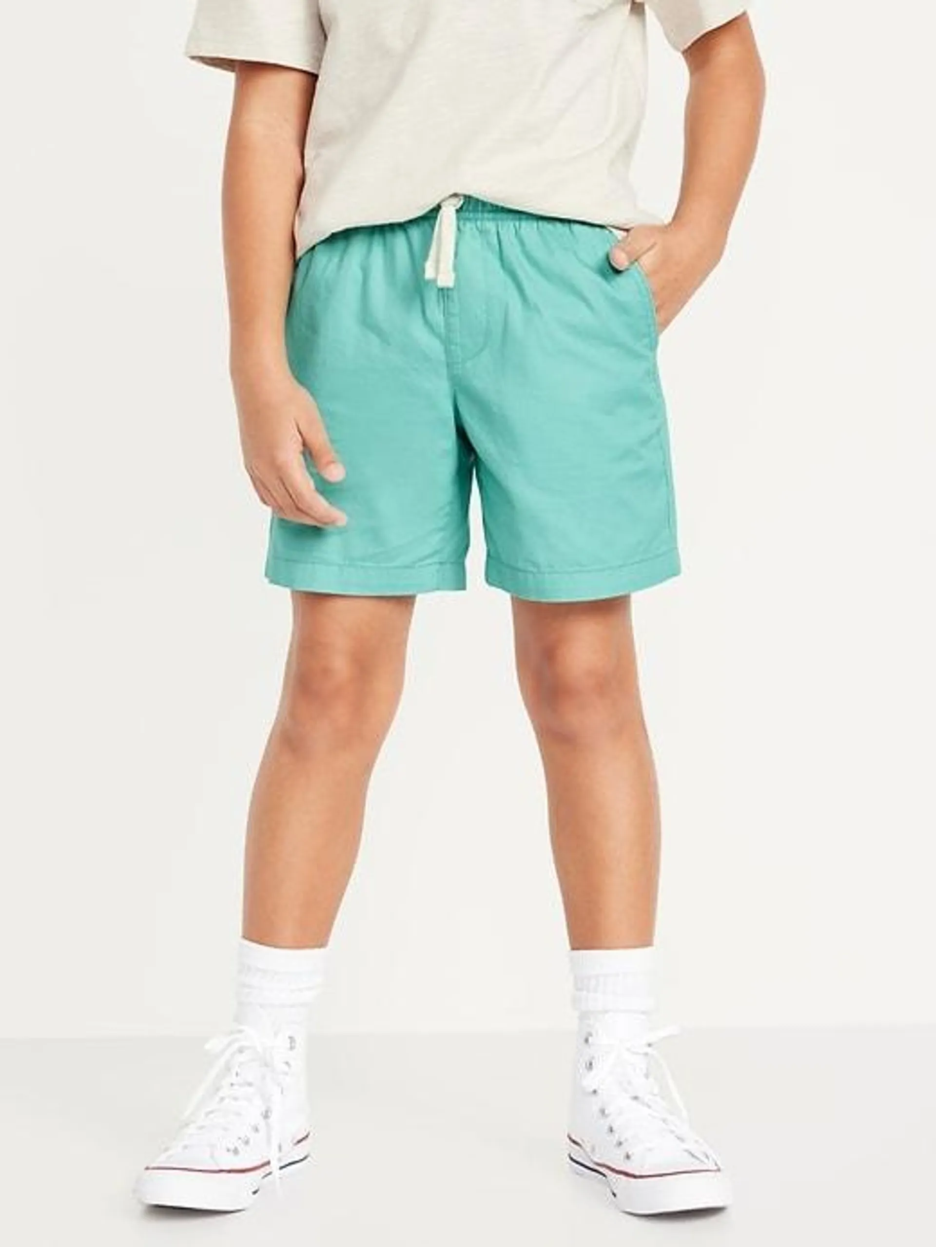 Above Knee Twill Pull-On Shorts for Boys