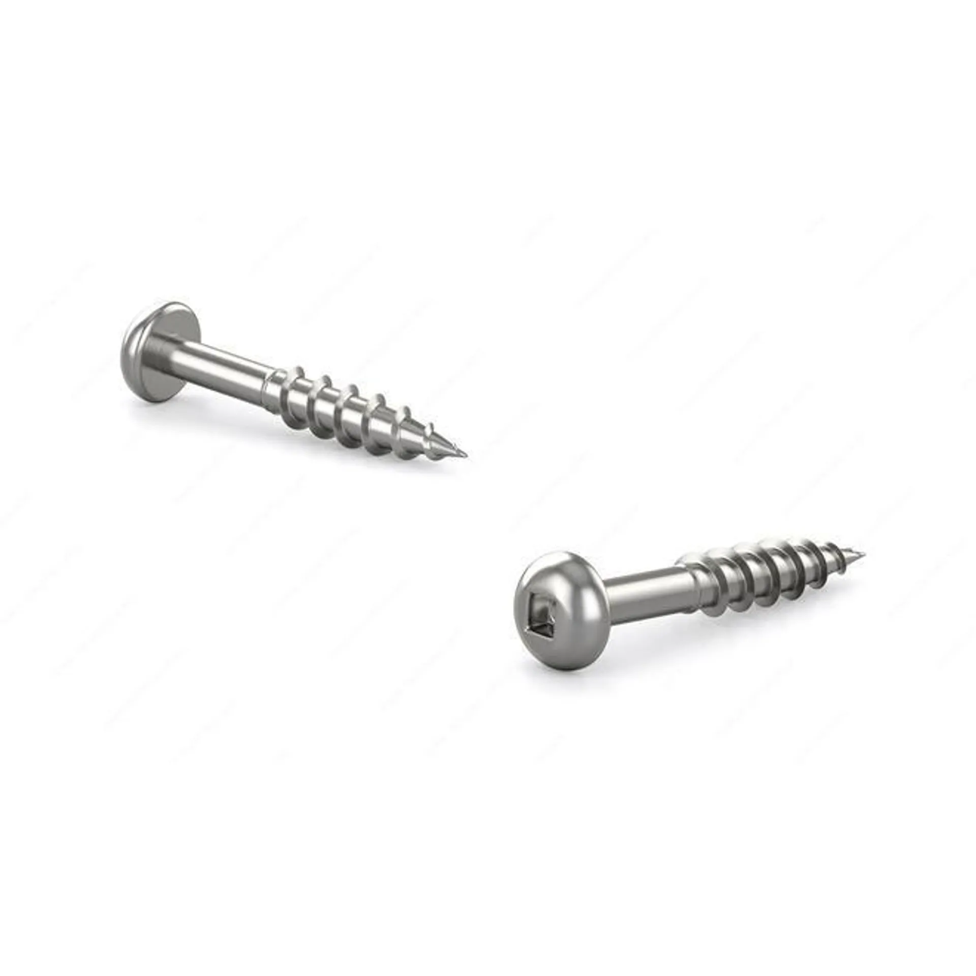 Deck Screw Stainless Steel Square Pan Head Regular Wood Point - 6 x 1 in, 100/Box