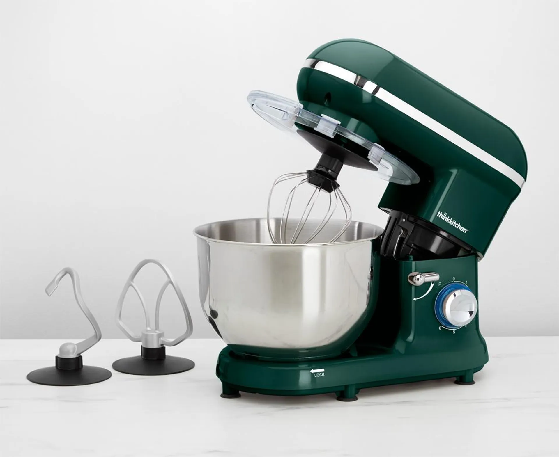 thinkkitchen Promix Plus Stand Mixer, 600W, Dark Green