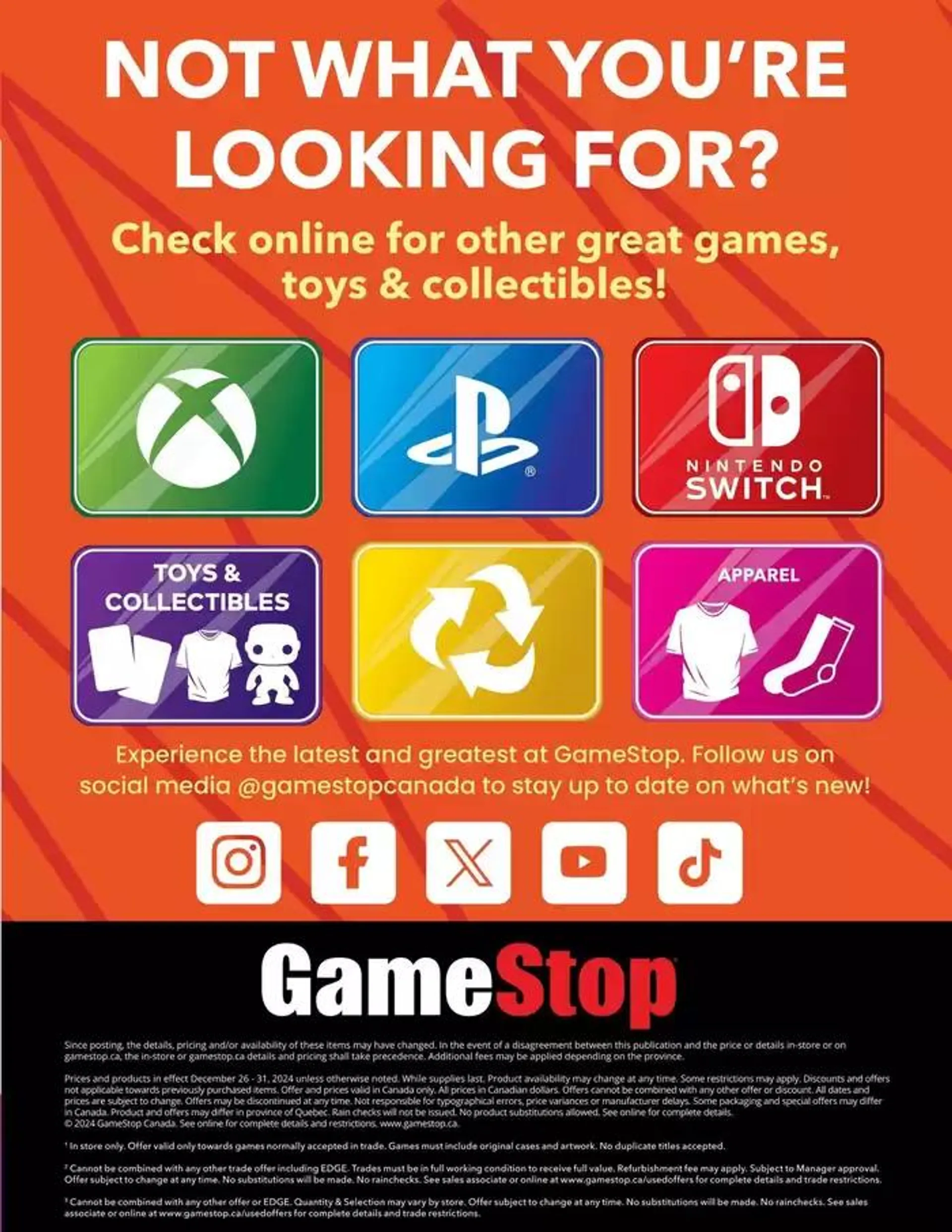 Game Stop Weekly ad from December 26 to December 31 2024 - flyer page 10