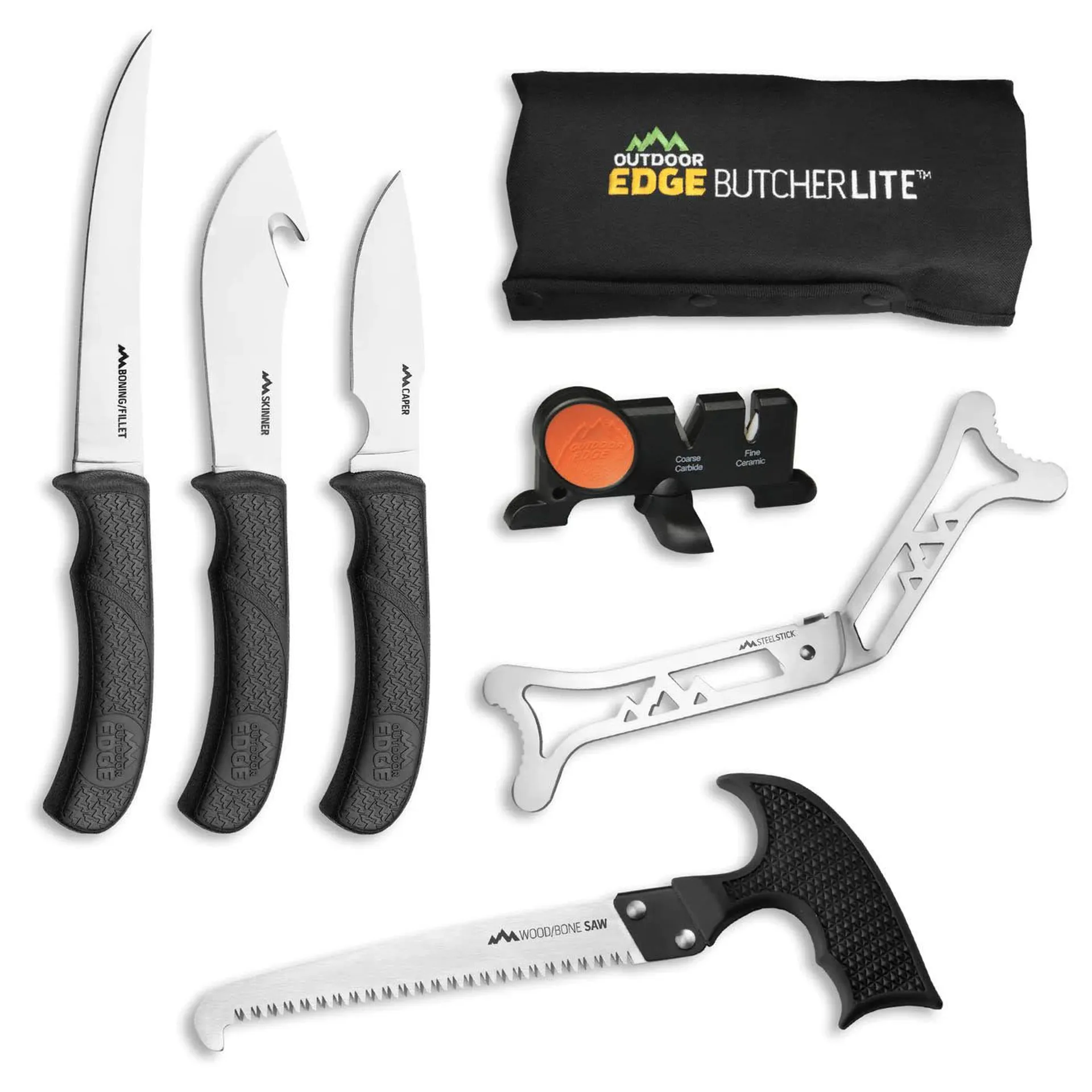 Outdoor Edge® ButcherLite 8-Piece Portable Field Butcher Kit