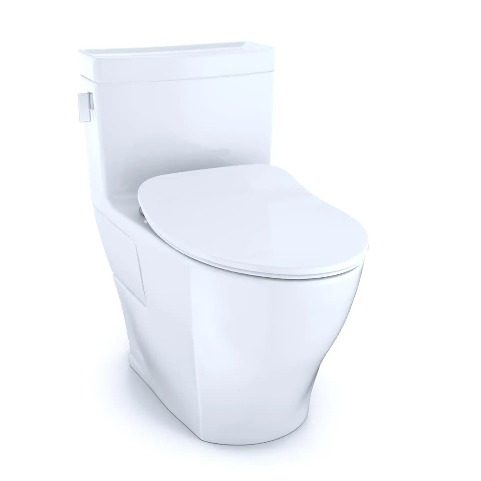 Legato 1pc E 1.28 GPF Toilet with CEFIONTECT and SoftClose Seat in WASHLET+ Ready in Cotton White