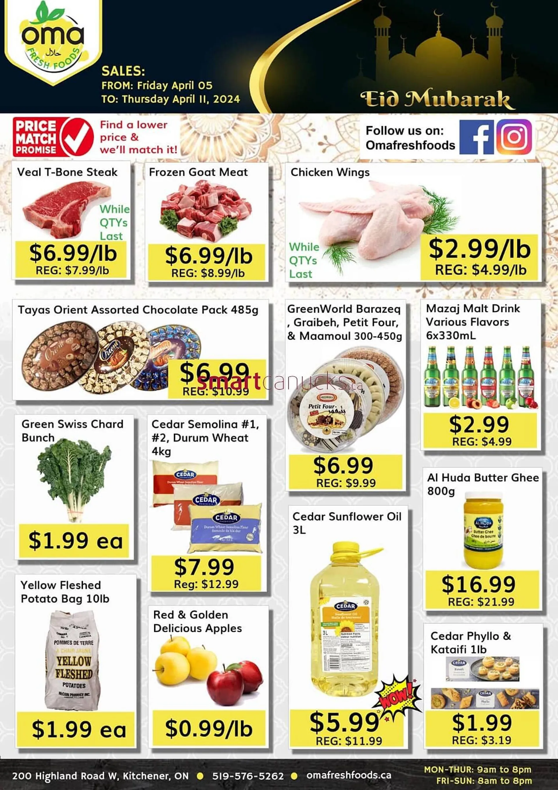 Oma Fresh Foods flyer from April 5 to April 11 2024 - flyer page 