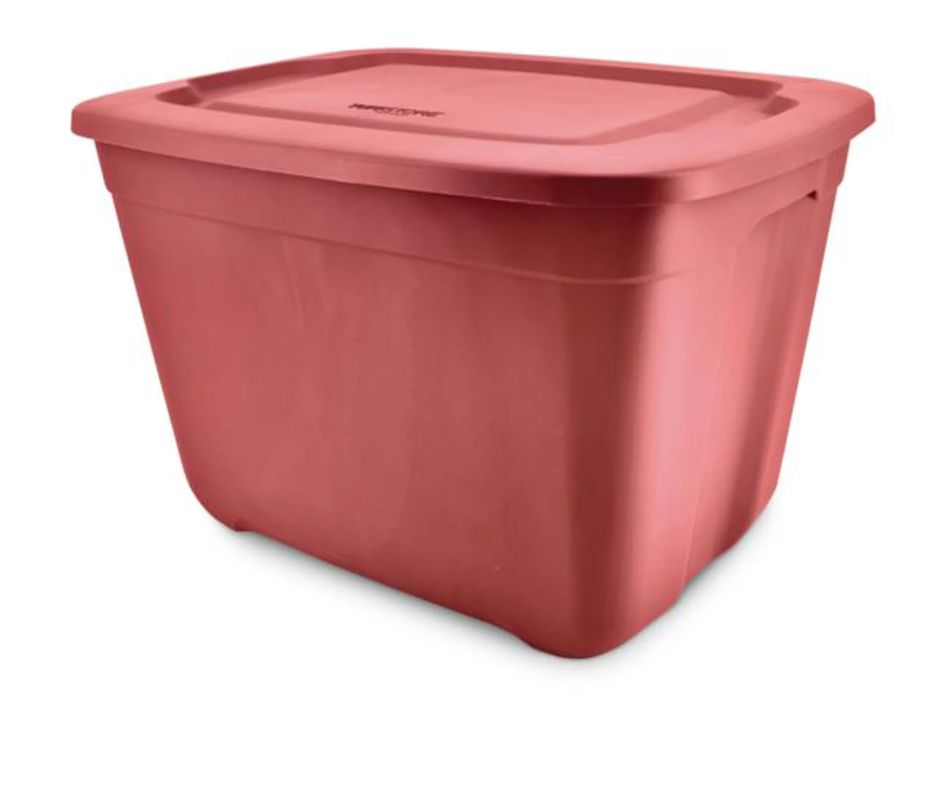 type A Restore Stackable Storage Box with Lid, 68-L, Red