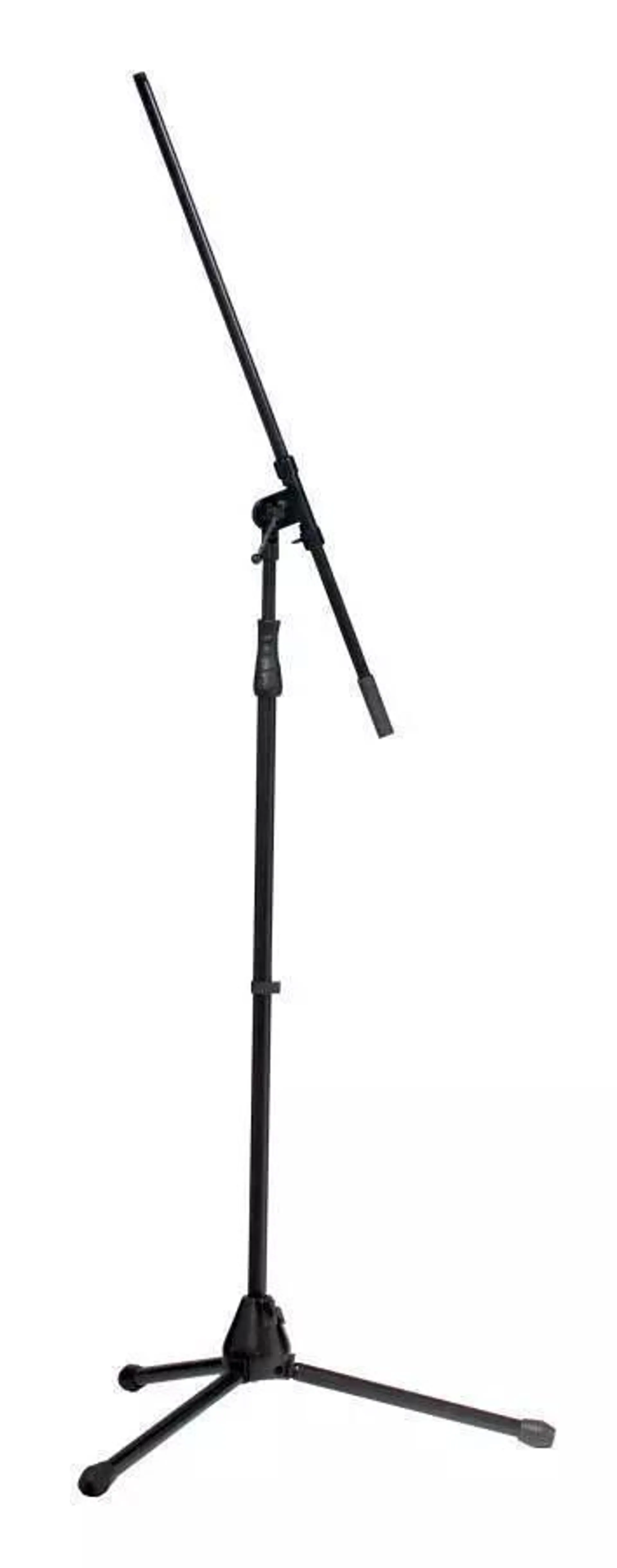 Deluxe Tripod Mic Stand with Boom - Black