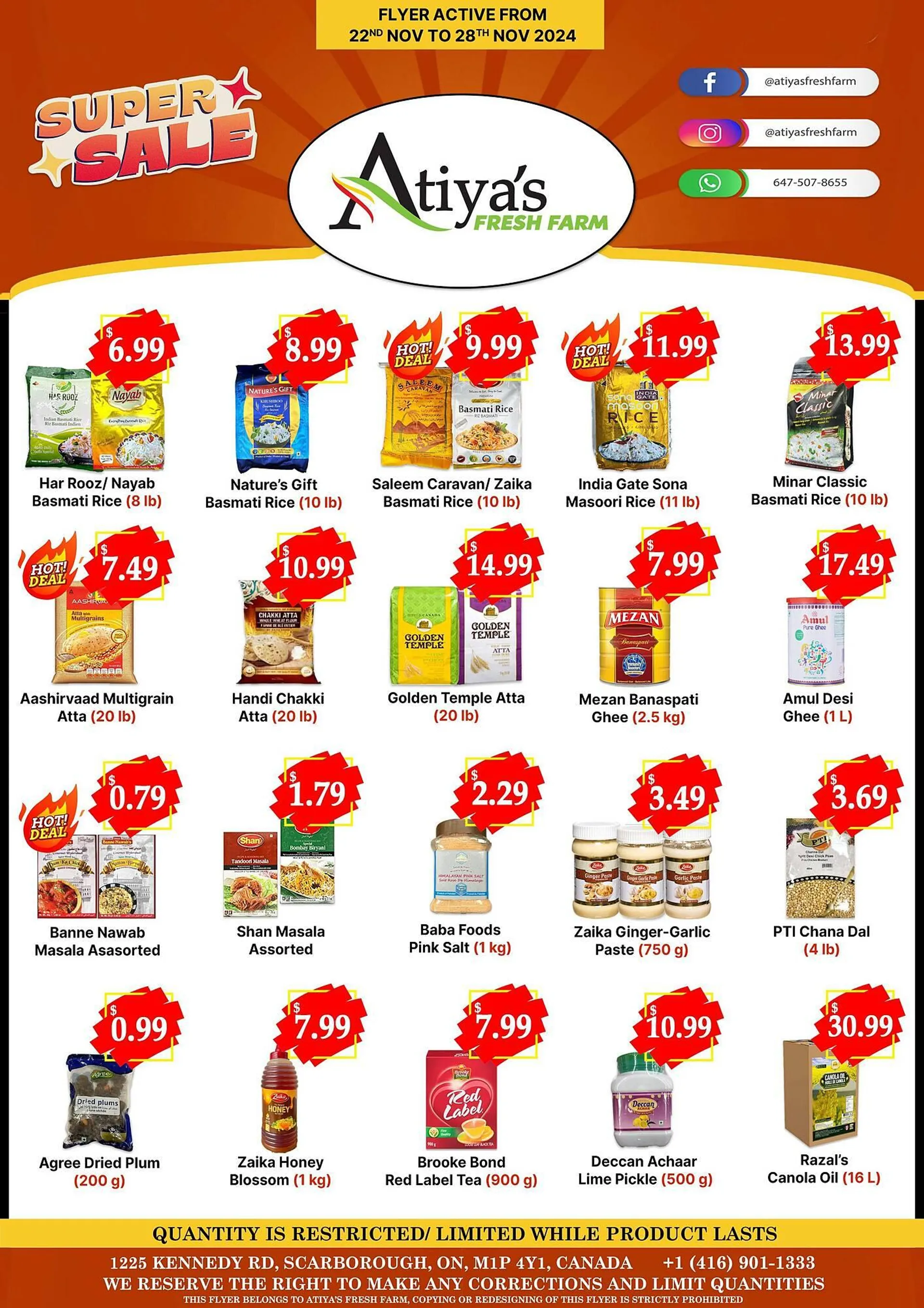 Atiyas Fresh Farm flyer - 1