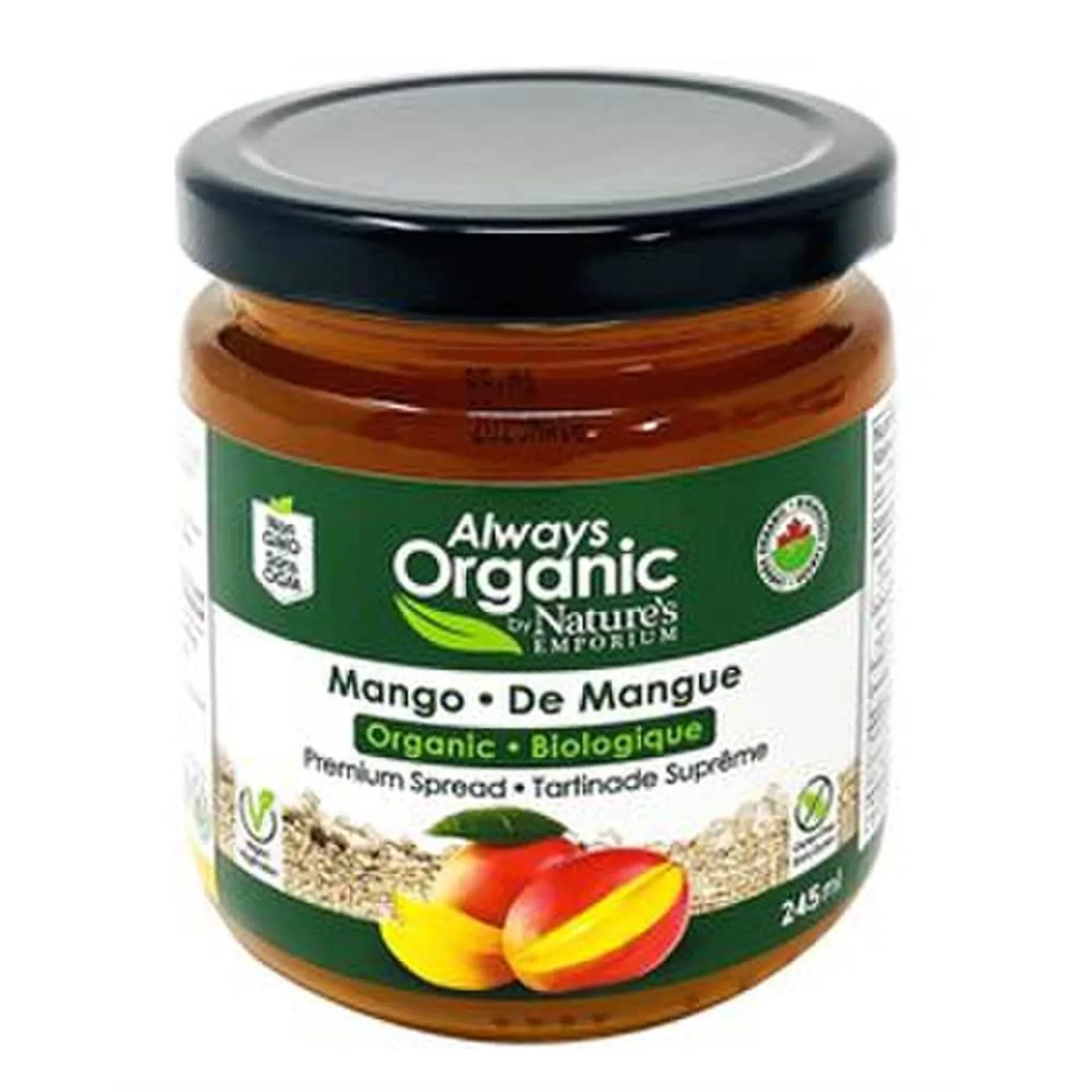 Always Organic Spread Mango Org 245 ml