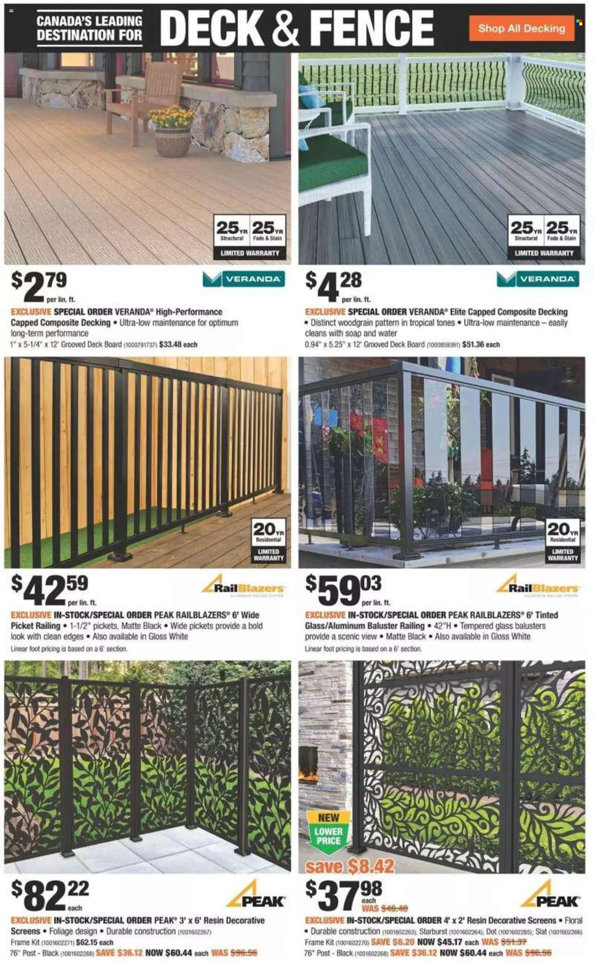 The Home Depot Flyer - August 04, 2022 - August 10, 2022 - Sales products - decking. Page 15.