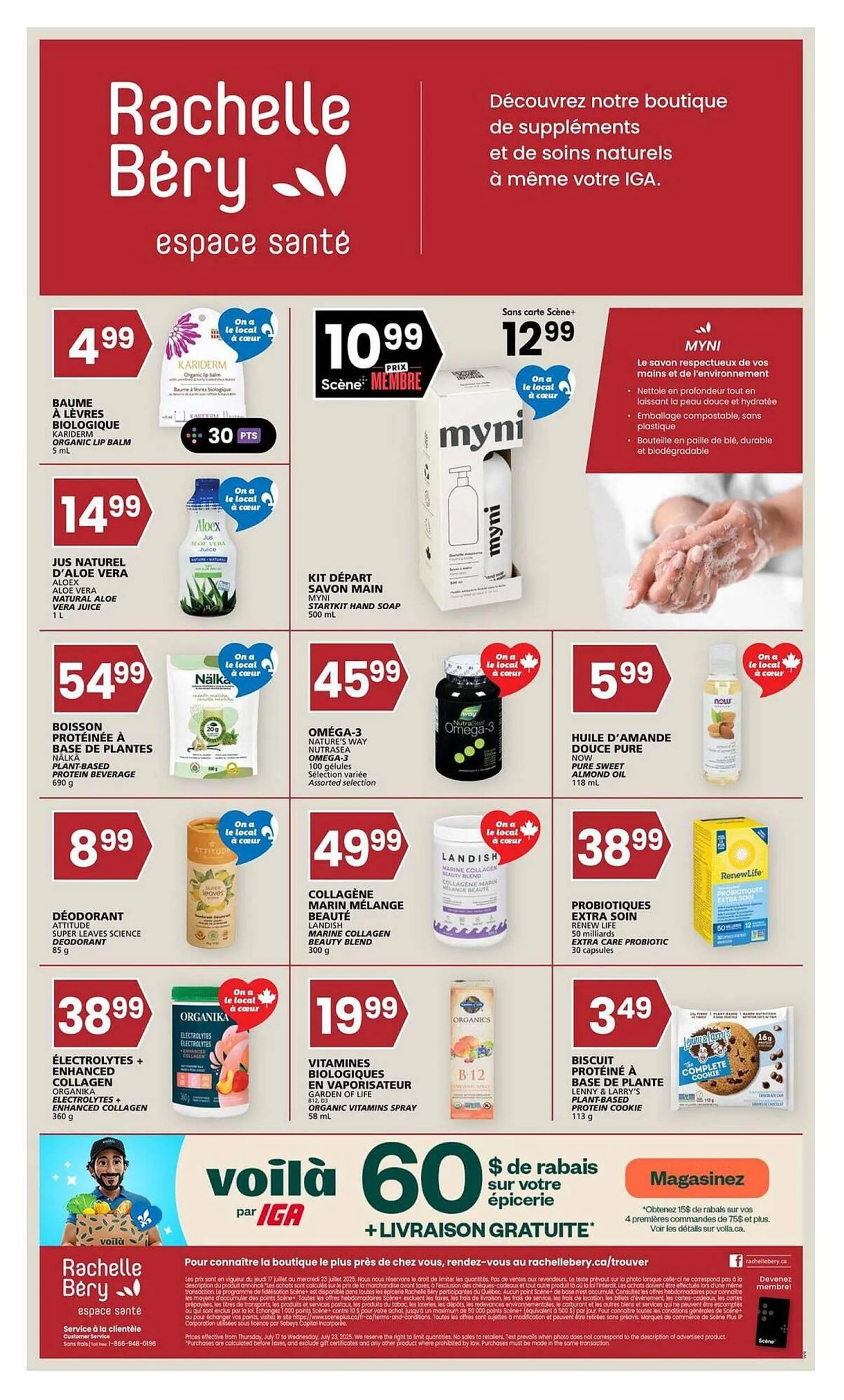 Rachelle-Bery Pharmacy flyer from July 17 to July 24 2025 - flyer page 1