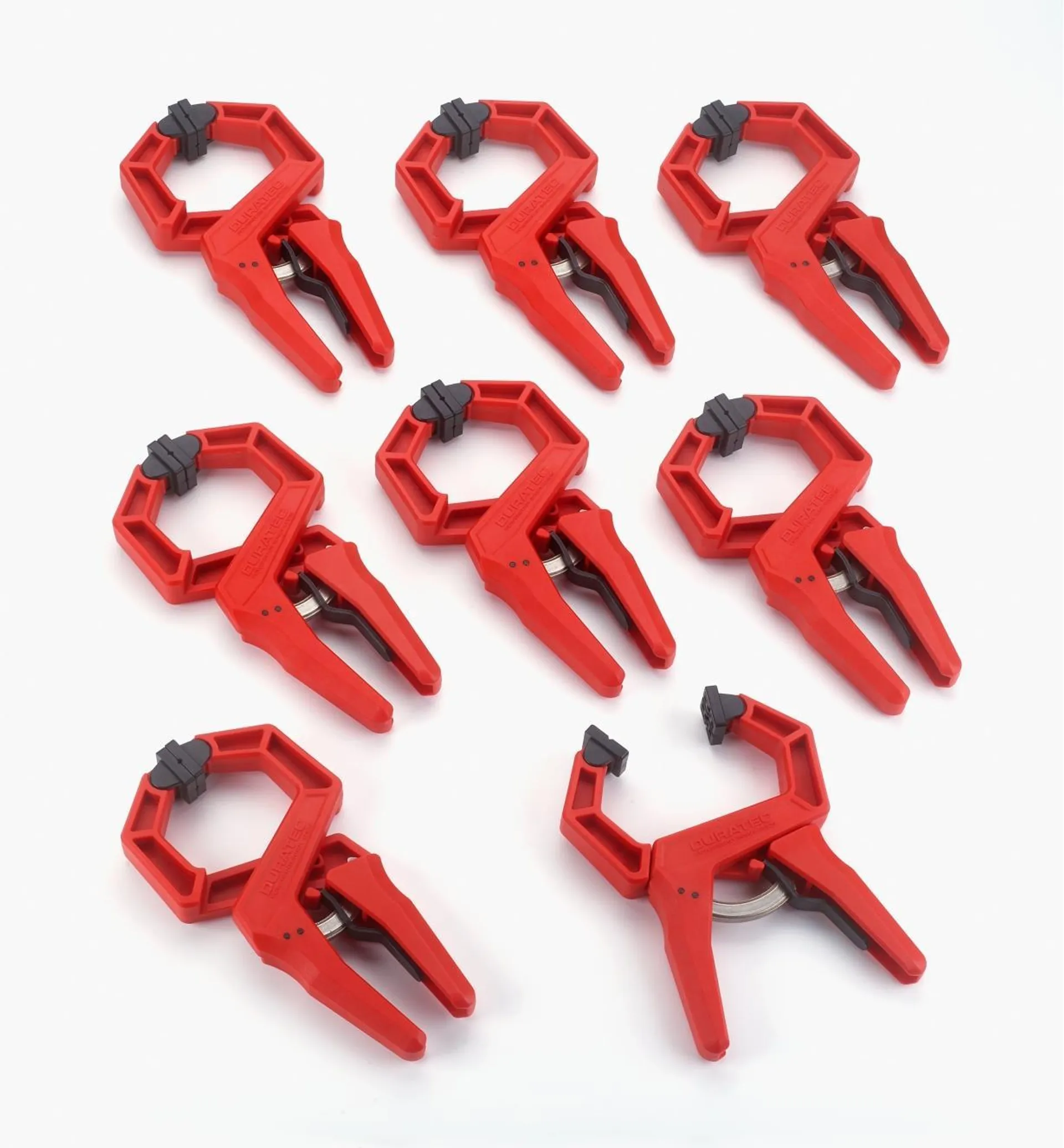 Set of Eight 2" Ratcheting Clamps