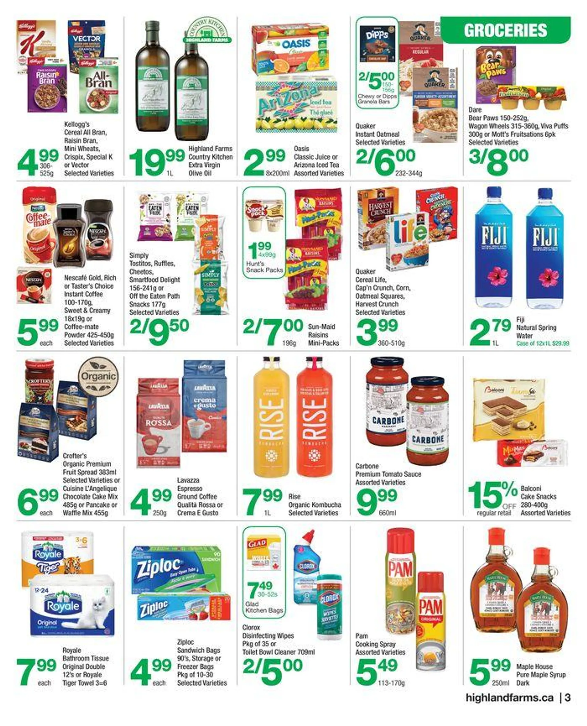 Highland Farms flyer from August 29 to November 14 2024 - flyer page 3