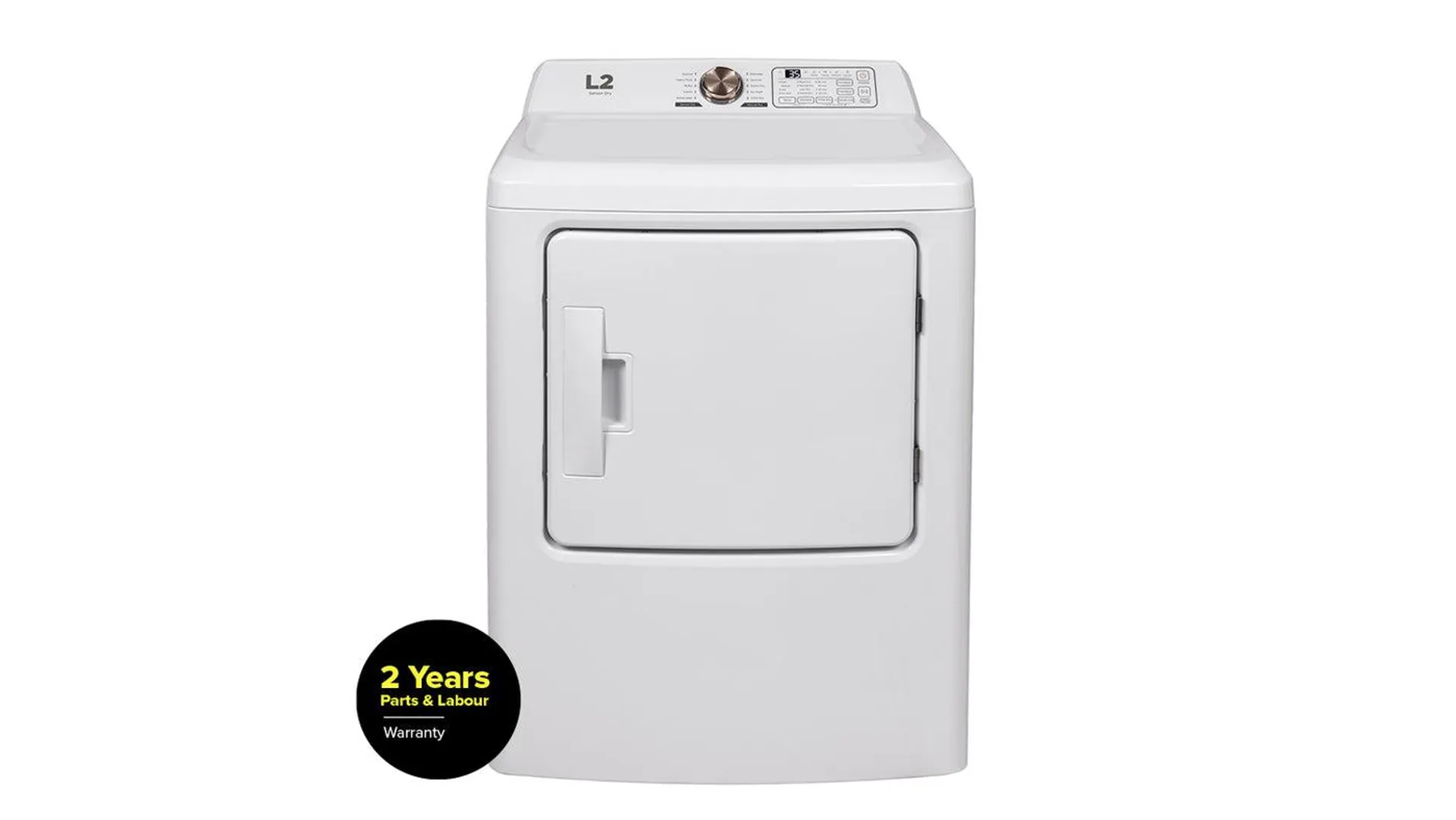 L2 White Electric Dryer (6.7 Cu. Ft) - LE43A3AWW